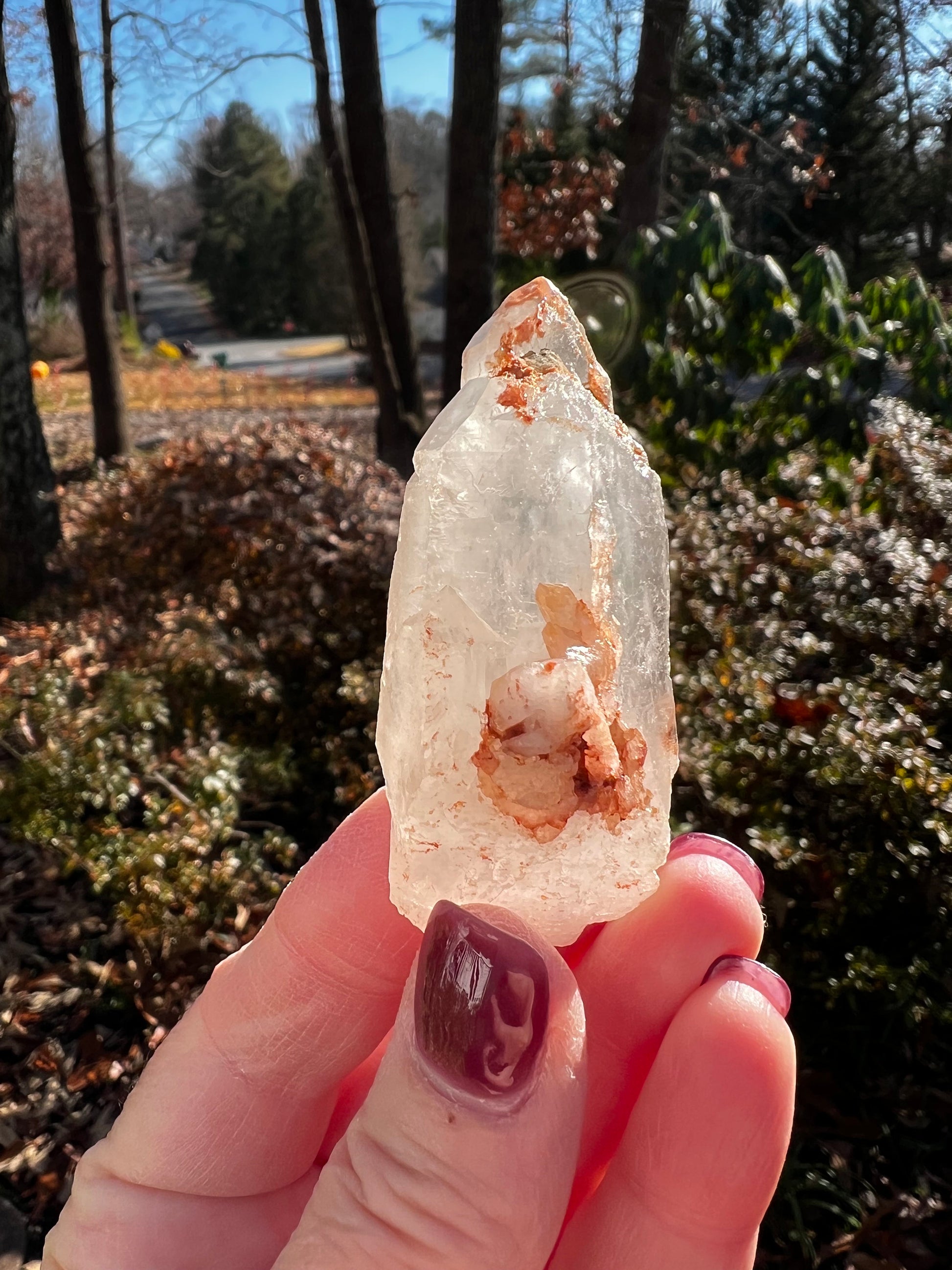 Lemurian Point Hematite, Red Magick Collection, 2.6”, keys and striations, natural, high vibration crystal healing