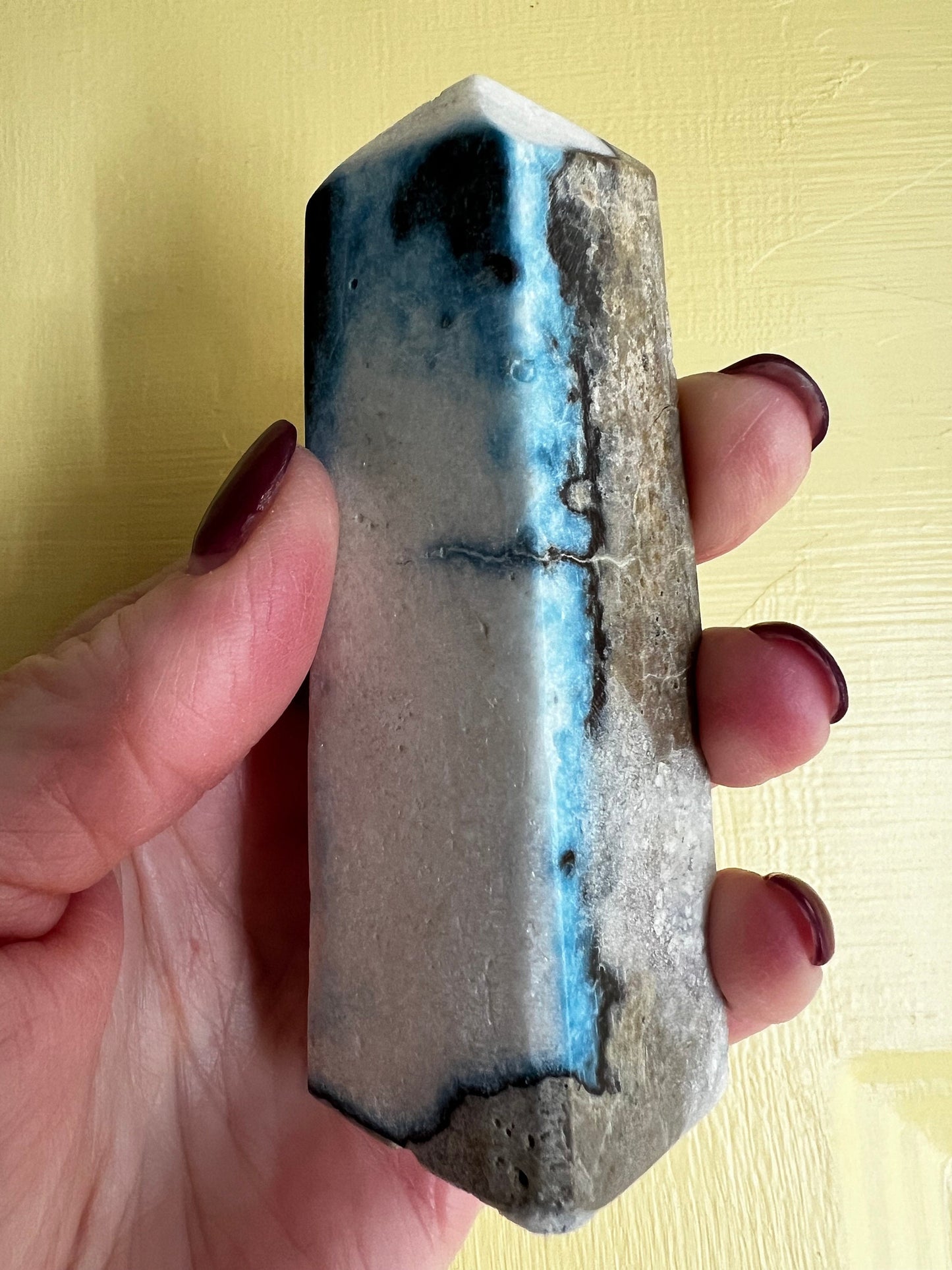 Nakauriite Tower, 3.5”, New, Altar, high vibration crystals, reiki blessed, healing crystals