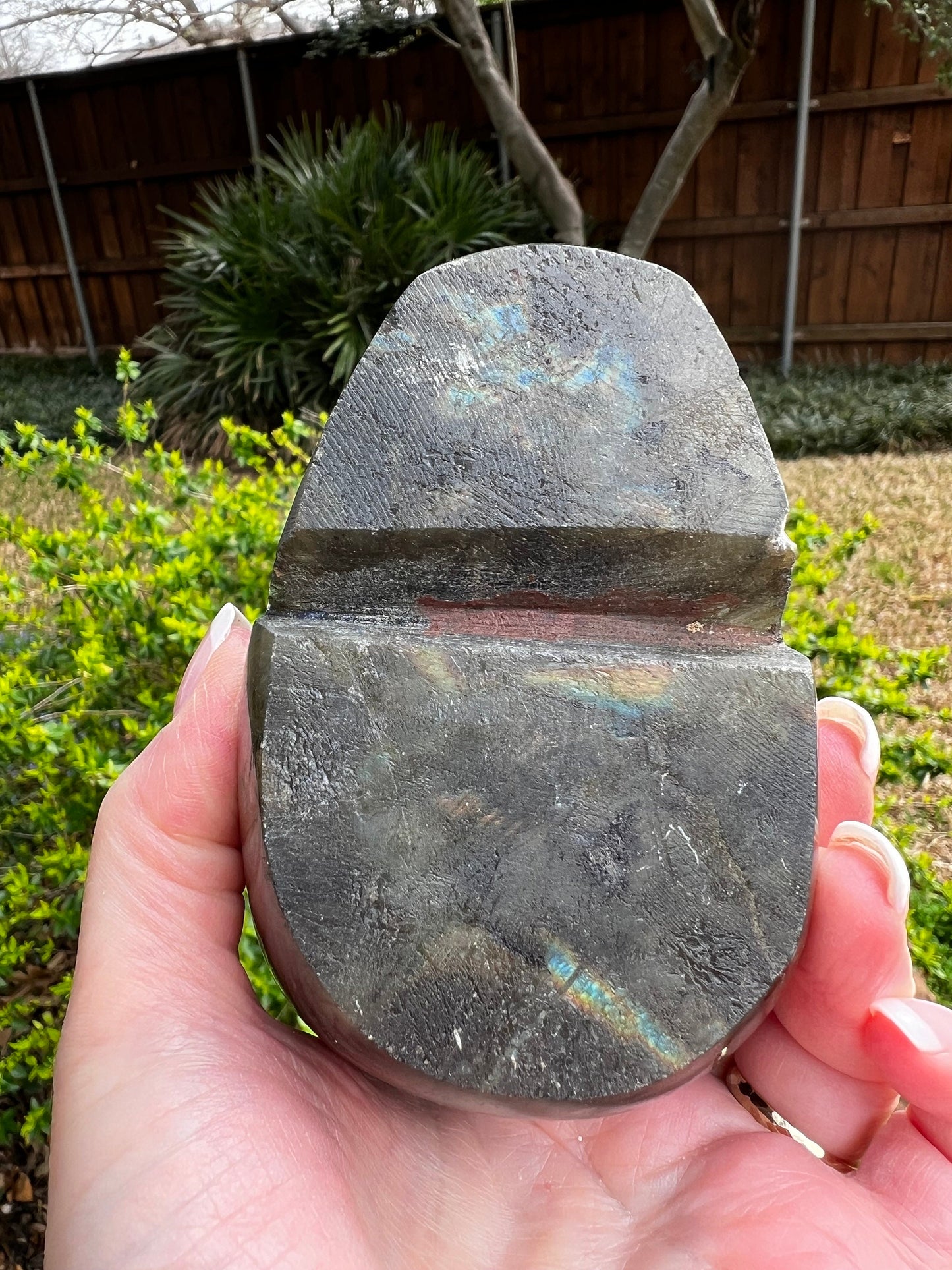 Labradorite Skull, 3.75”, stunning carving, new, high vibration healing, spiritual tools