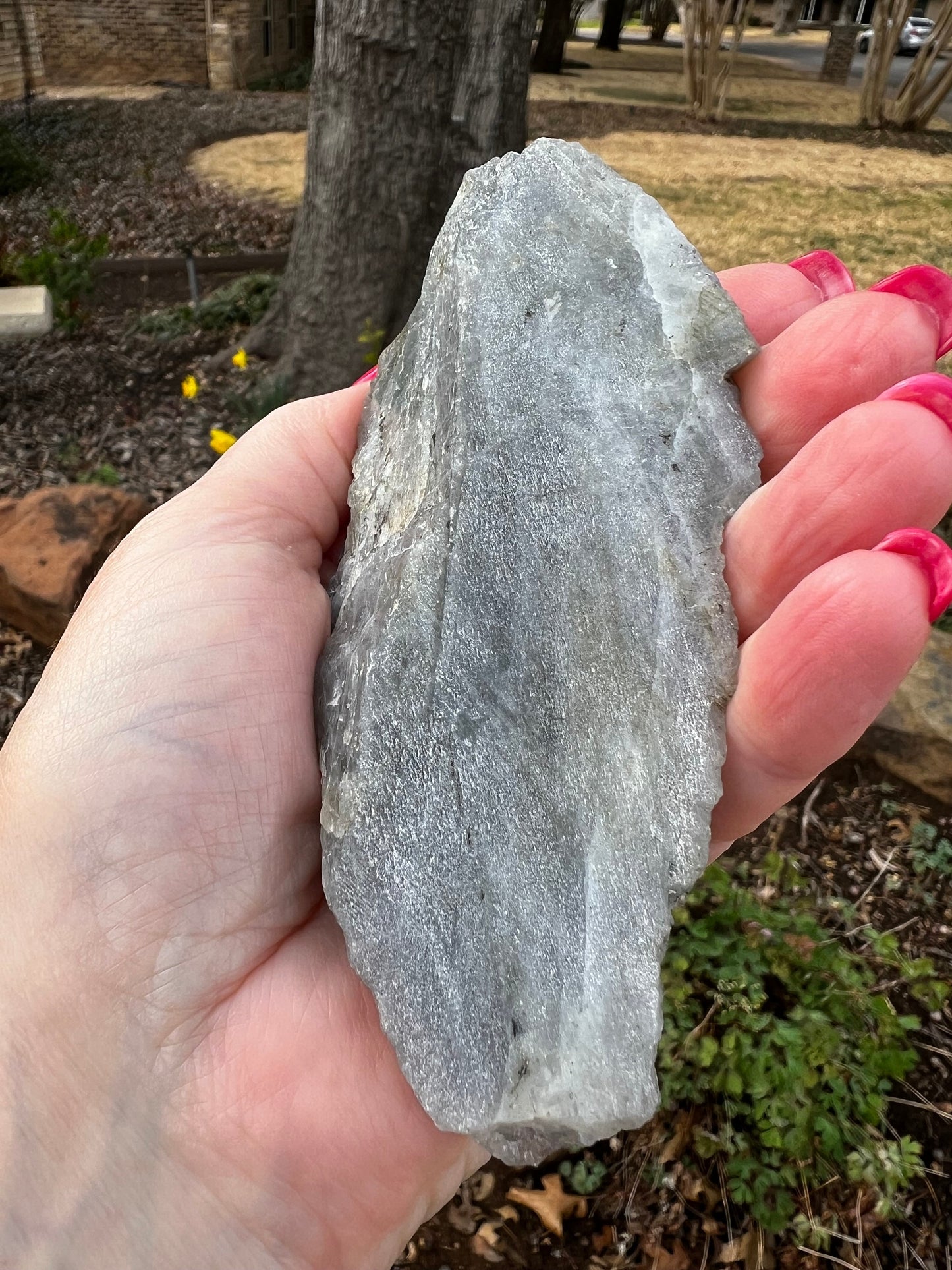 Labradorite Freeform Wand Specimen, gorgeous rainbow pink purple flash, New, Gift