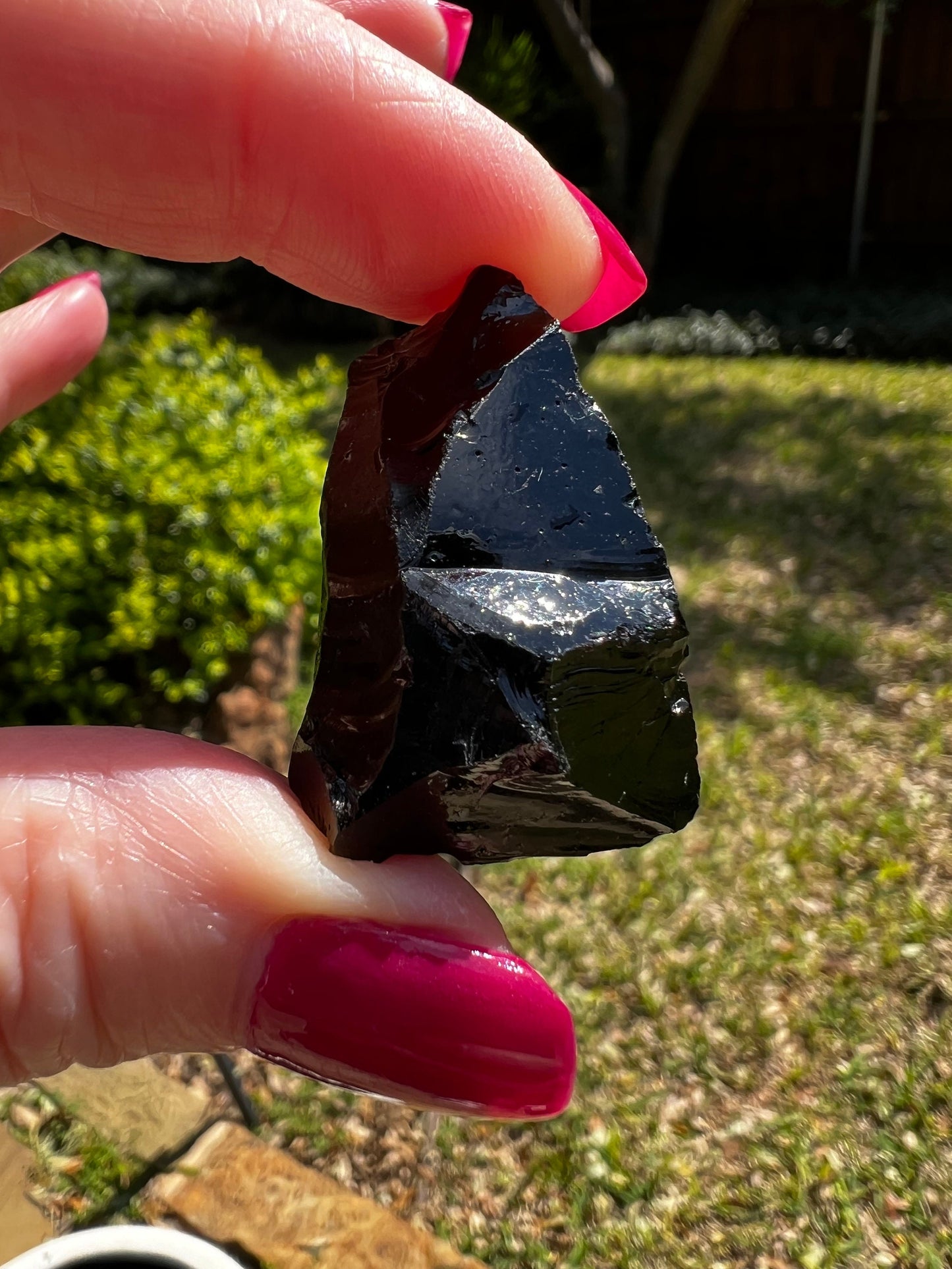 Rare Black Andara Glass, private collection, .5 ounces, crystal healing, high vibration crystals, gifts