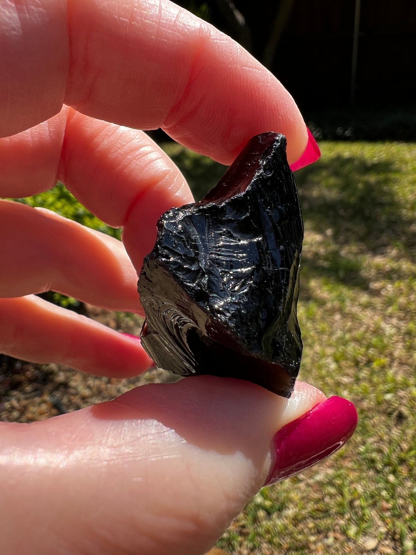 Rare Black Andara Glass, private collection, .5 ounces, crystal healing, high vibration crystals, gifts