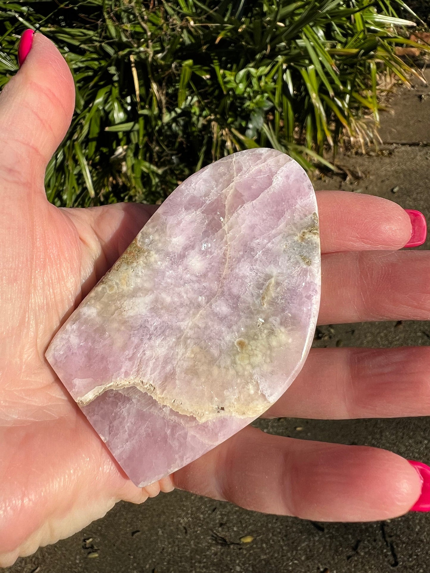 Pink Aragonite Polished Freeform, 3.1”, New, Crystal Healing, Gift, Altar, High Vibration Crystals