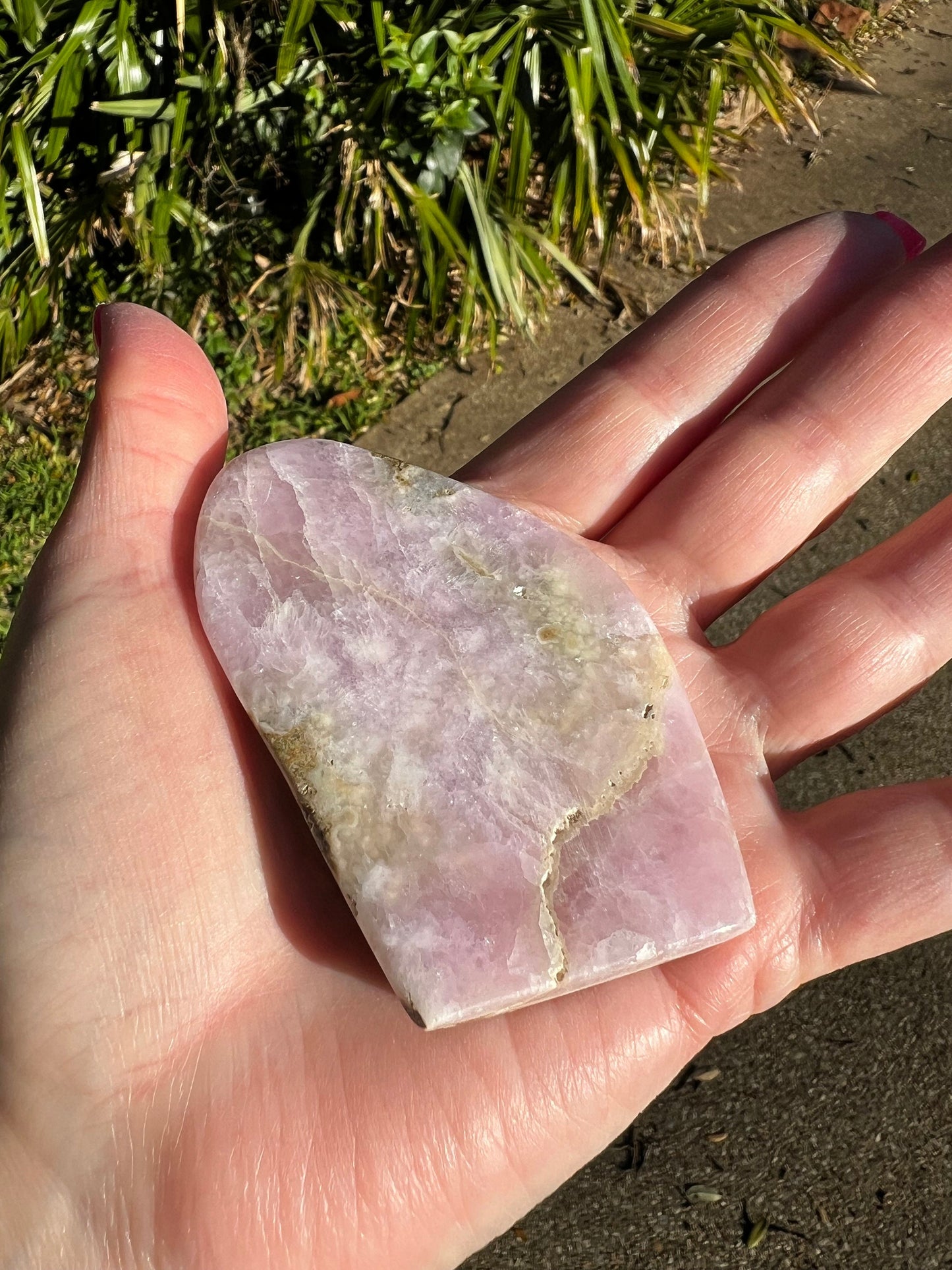 Pink Aragonite Polished Freeform, 3.1”, New, Crystal Healing, Gift, Altar, High Vibration Crystals