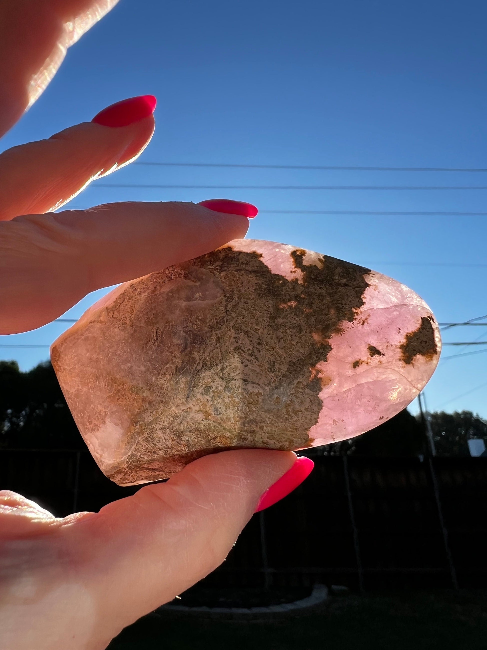 Pink Aragonite Polished Freeform, 3.1”, New, Crystal Healing, Gift, Altar, High Vibration Crystals