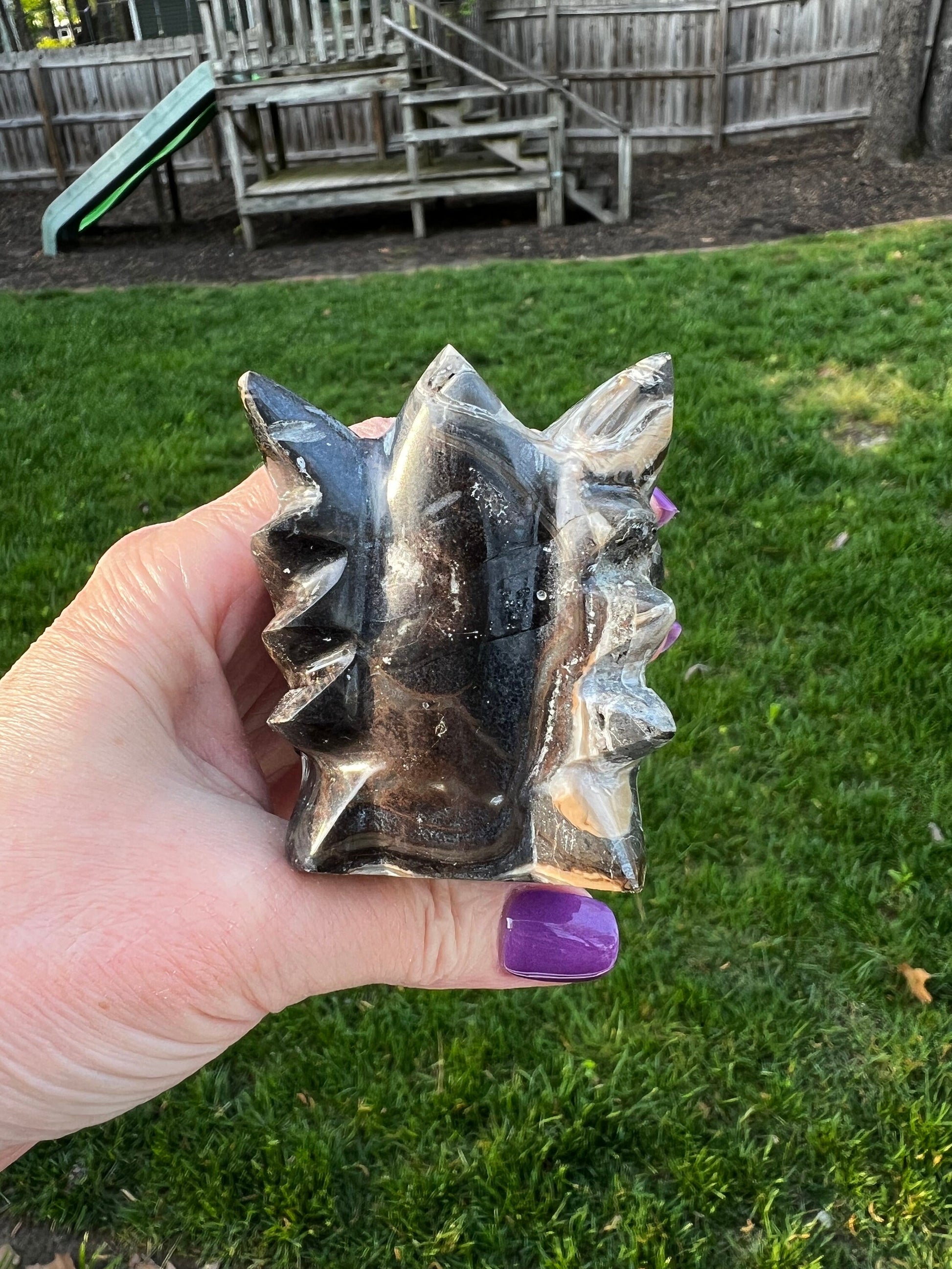 Large Septarian Dragon, beautiful carving, gift, altar, high vibration crystals