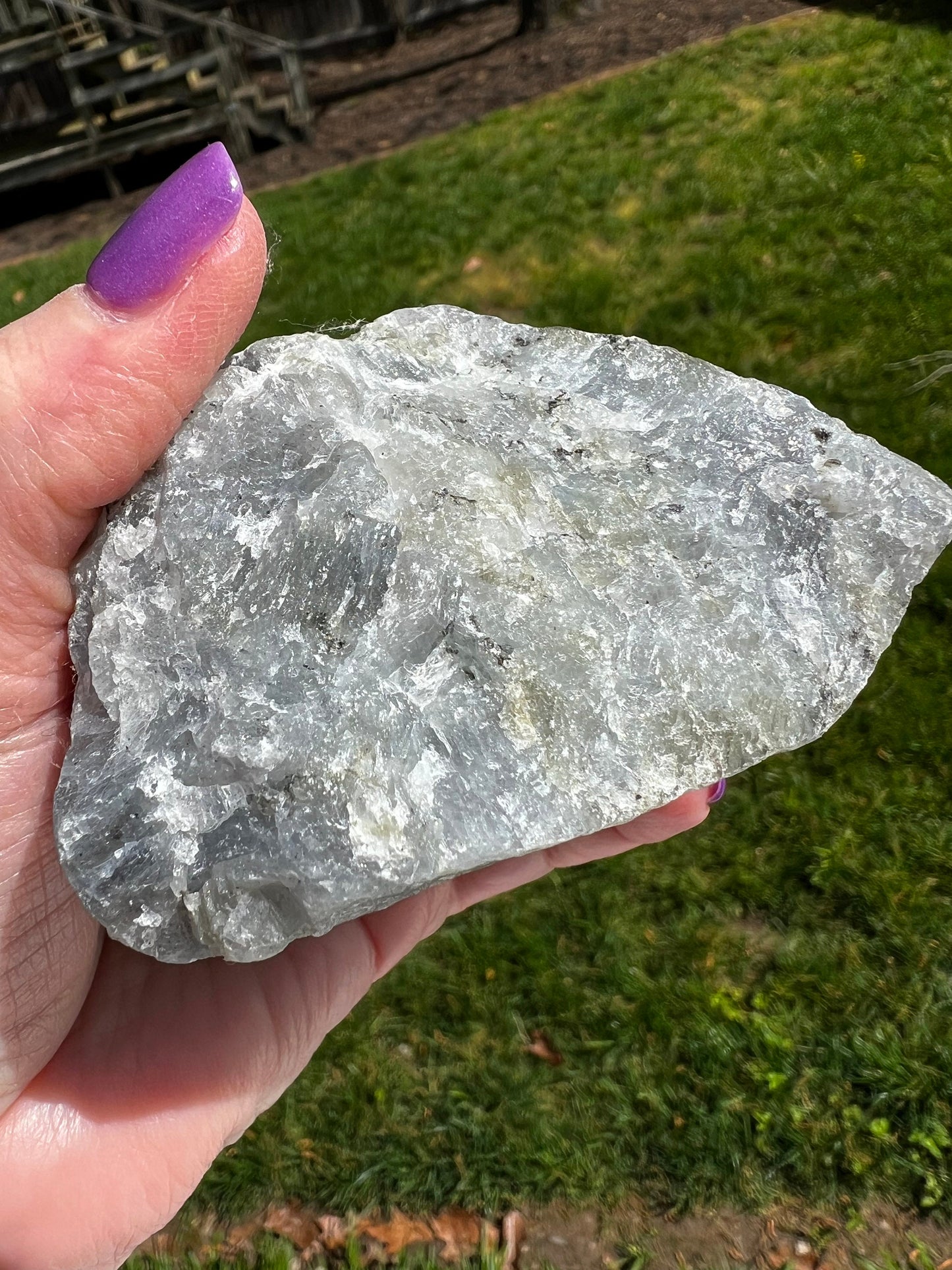 Labradorite Freeform Rough Chunk Specimen, gorgeous rainbow orange-fire flash, New, Gift