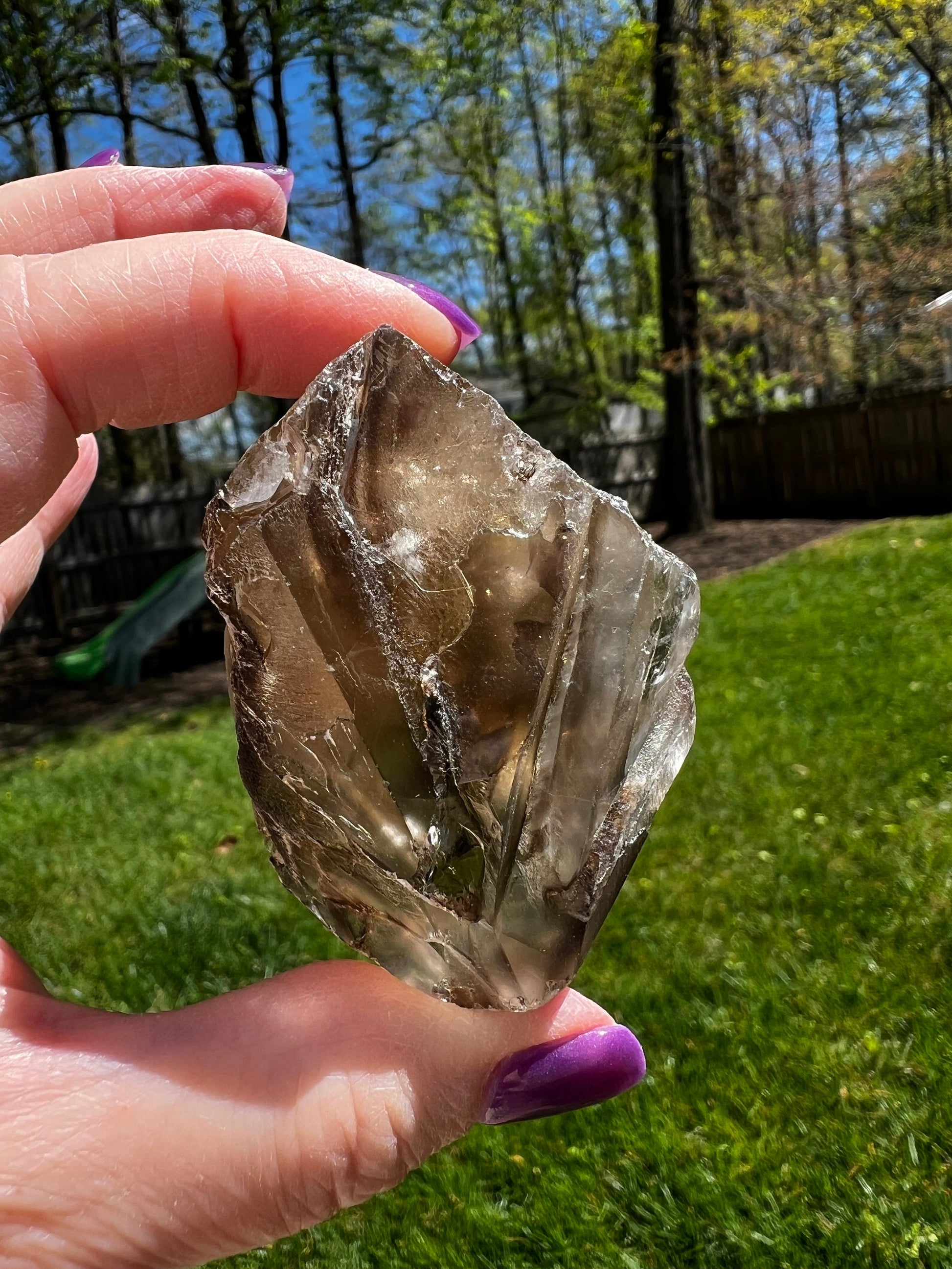 Elestial Citrine chunk, rainbows, high vibration crystals, healing crystal, abundance, new