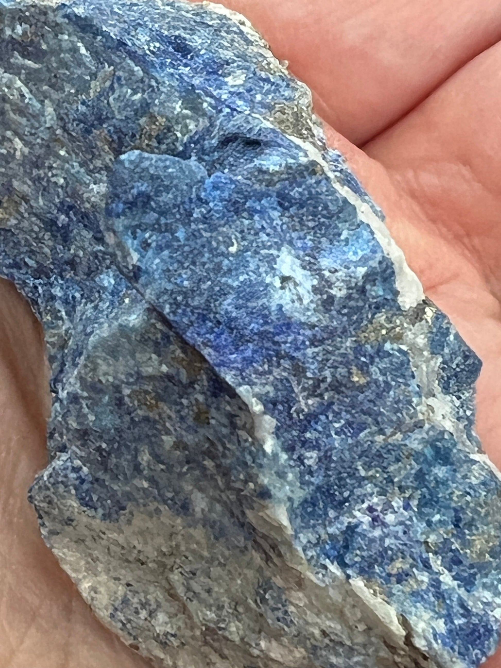 Raw Lapis Lazuli Chunk, New, crystal healing, high vibration crystals, altar, gift, tumble, palm stone