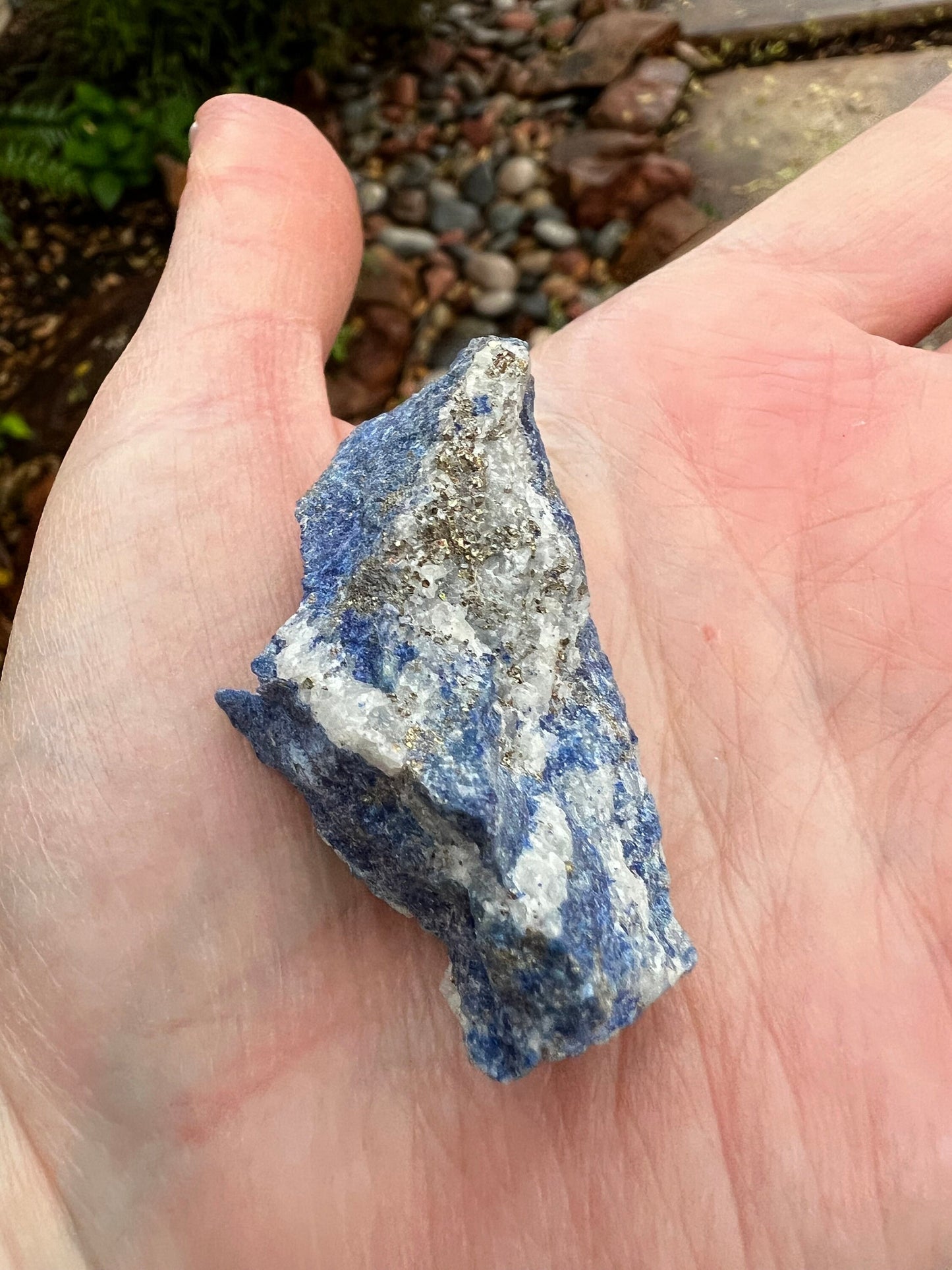 Raw Lapis Lazuli Chunk, New, crystal healing, high vibration crystals, altar, gift, tumble, palm stone