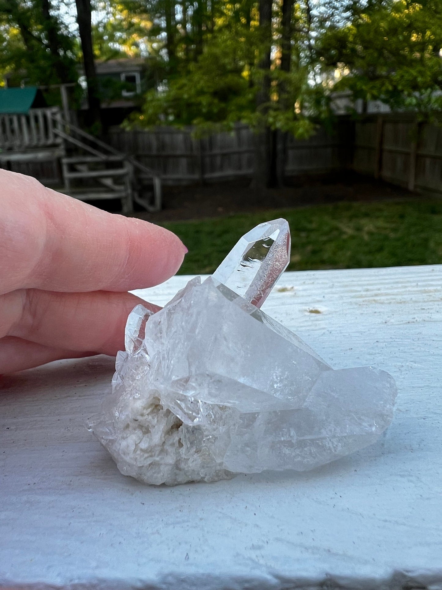 Lemurian Quartz Fairy bed, new, high frequency crystals, beautiful, gifts, altar, 2”