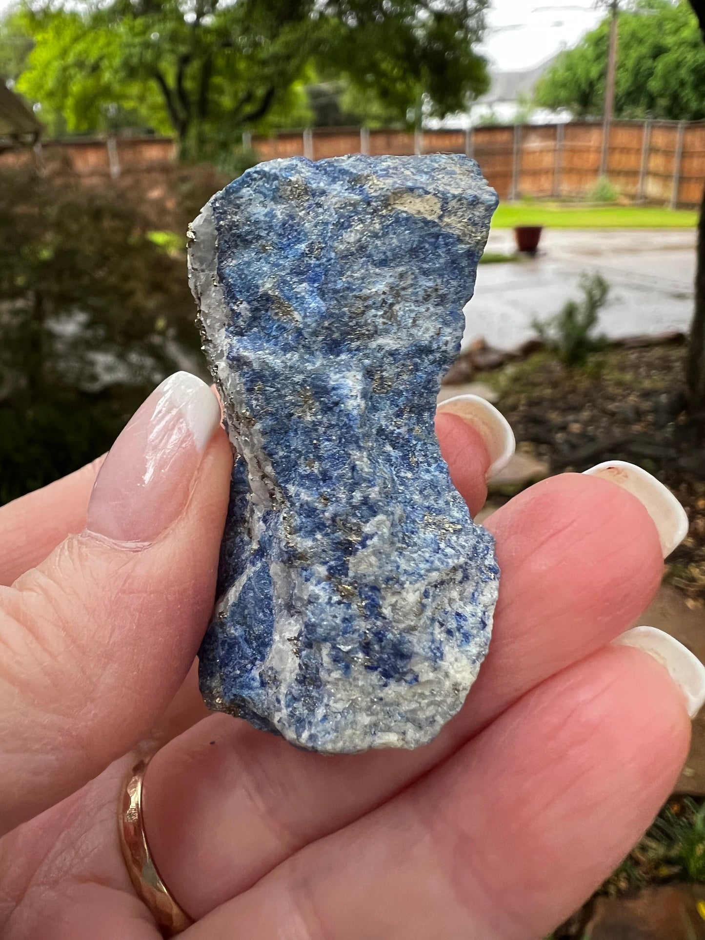 Raw Lapis Lazuli Chunk, New, crystal healing, high vibration crystals, altar, gift, tumble, palm stone