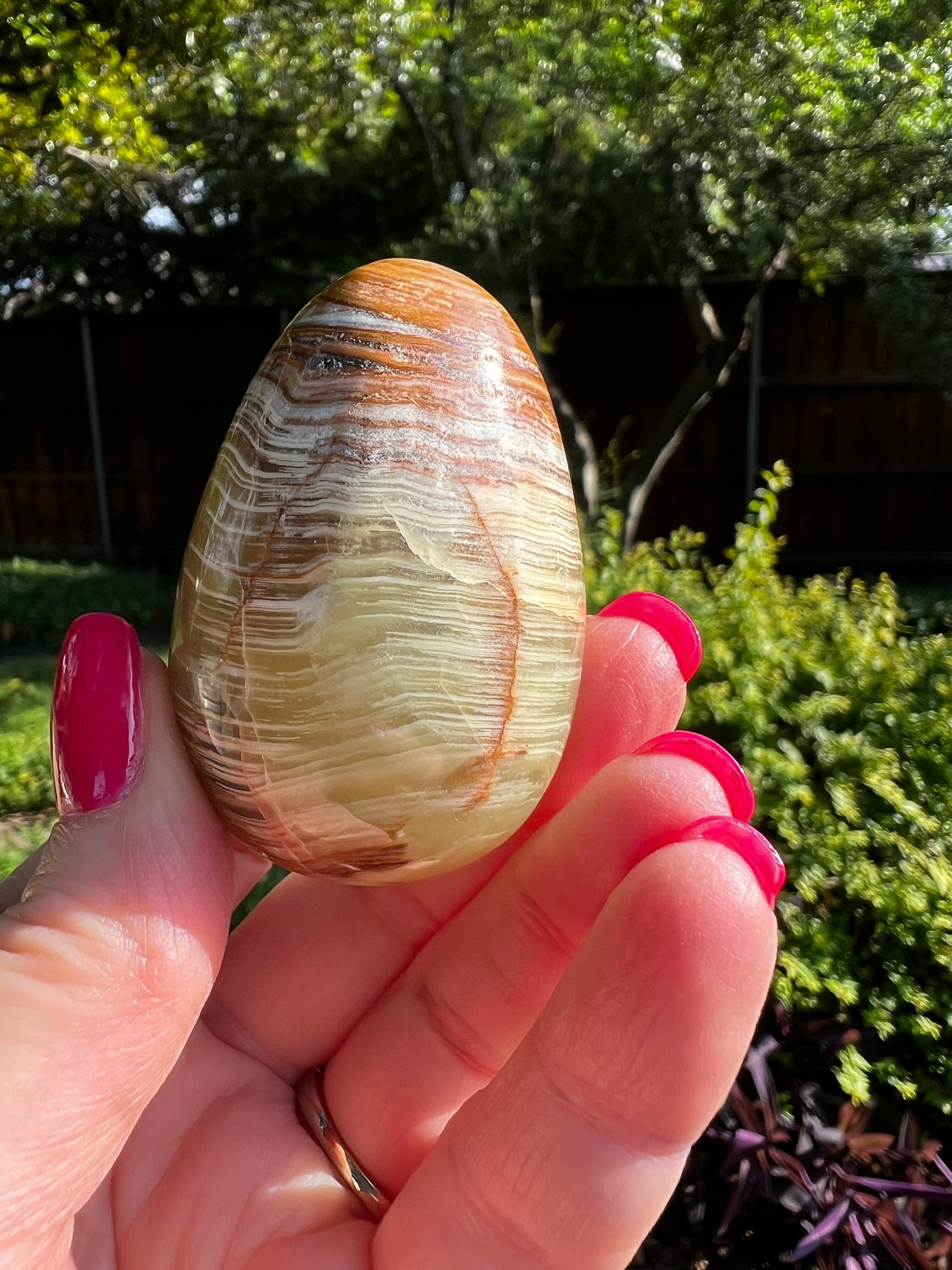 Green Onyx Egg, 2”, New, Crystal Healing, Gift, Altar, High Vibration Crystals