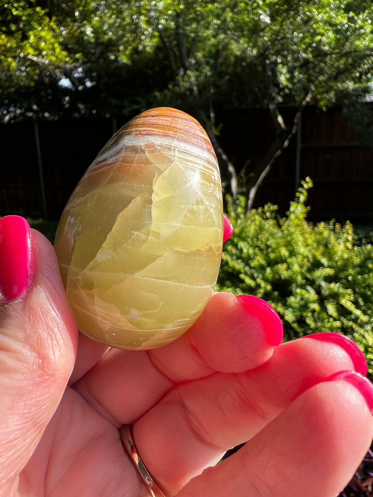 Green Onyx Egg, 2”, New, Crystal Healing, Gift, Altar, High Vibration Crystals