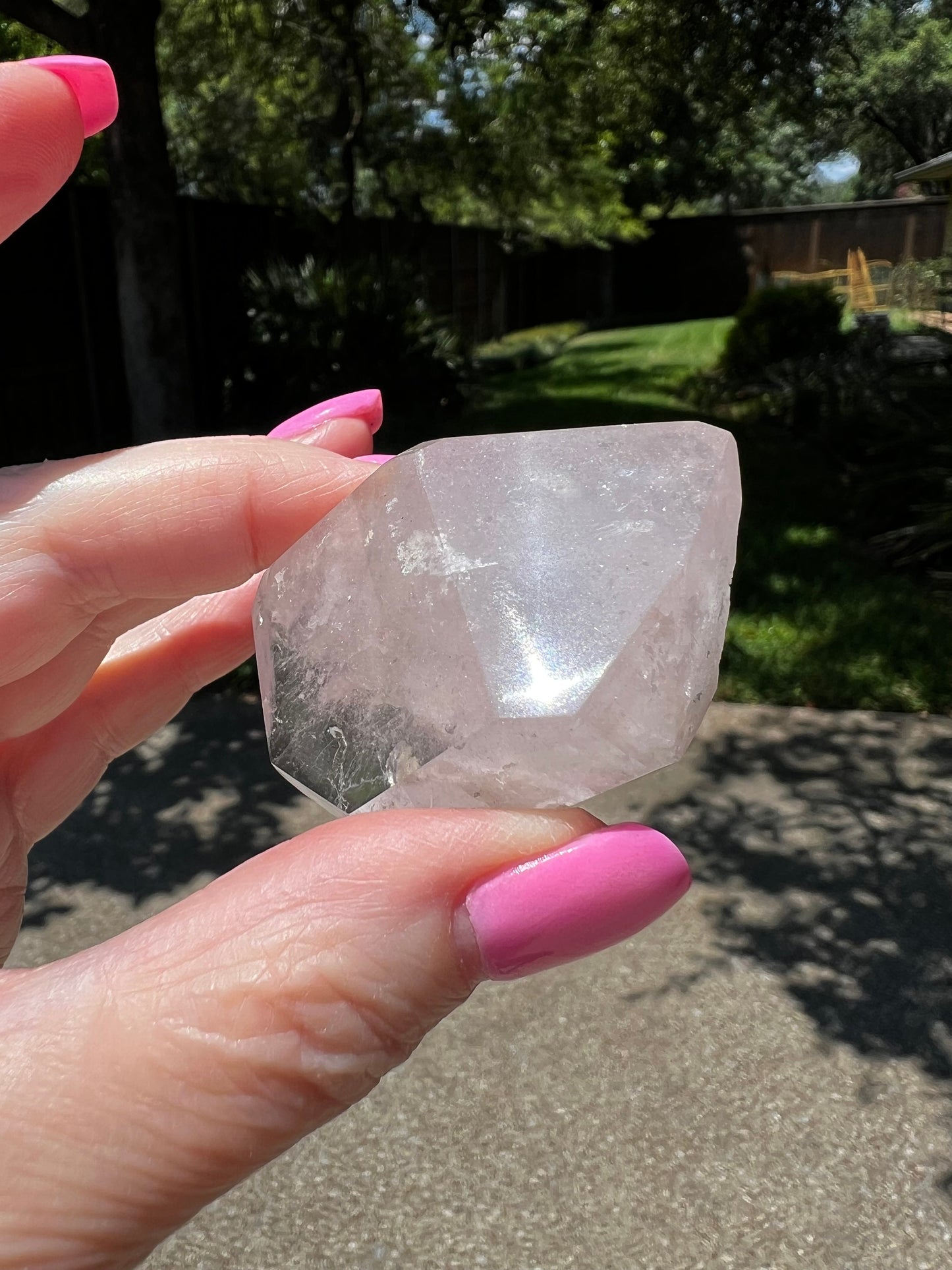 Rare Pink Lithium Lemurian, new, high quality, 2”, crystal healing, gift