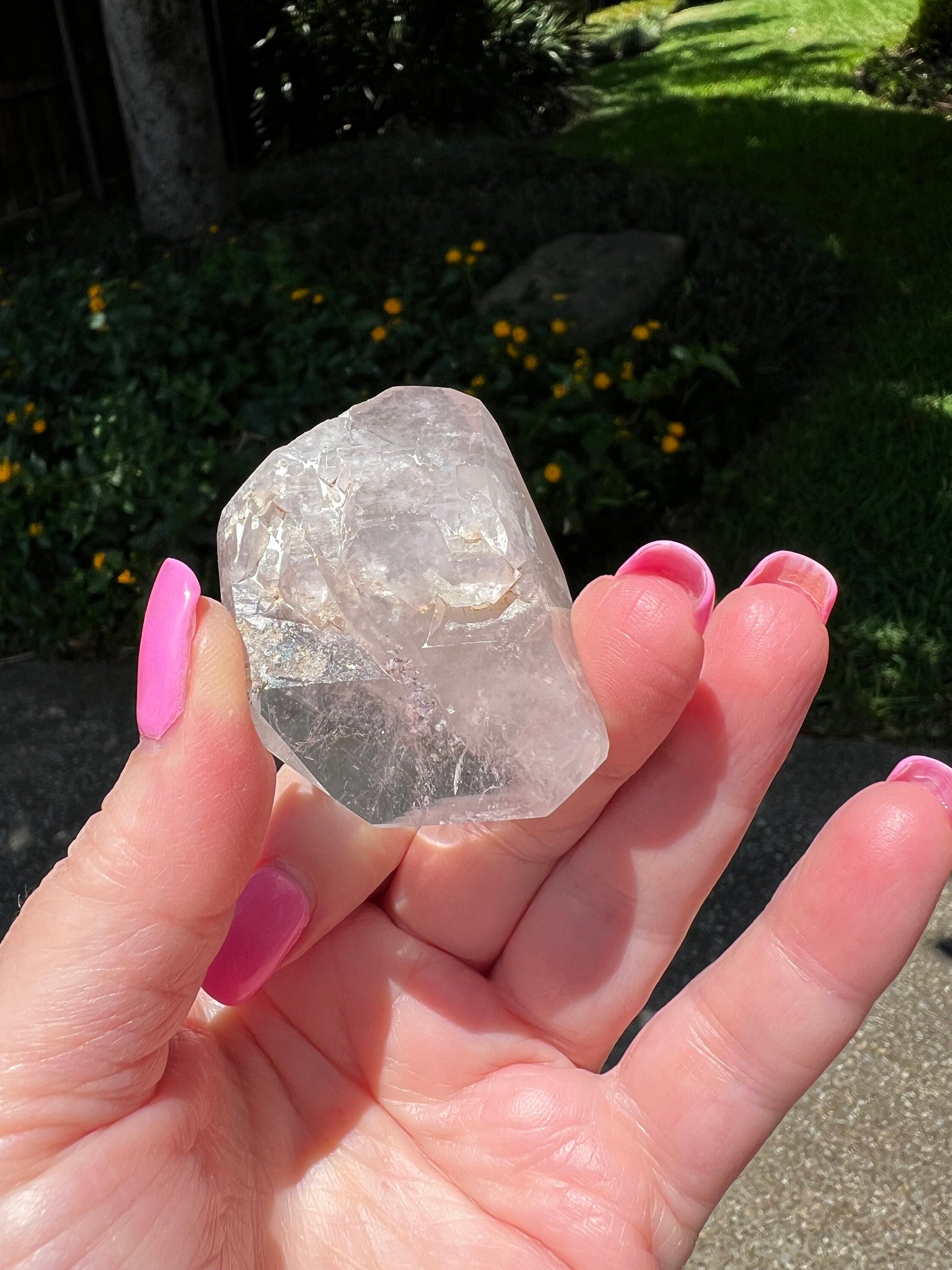 Rare Pink Lithium Lemurian, new, high quality, 2”, crystal healing, gift