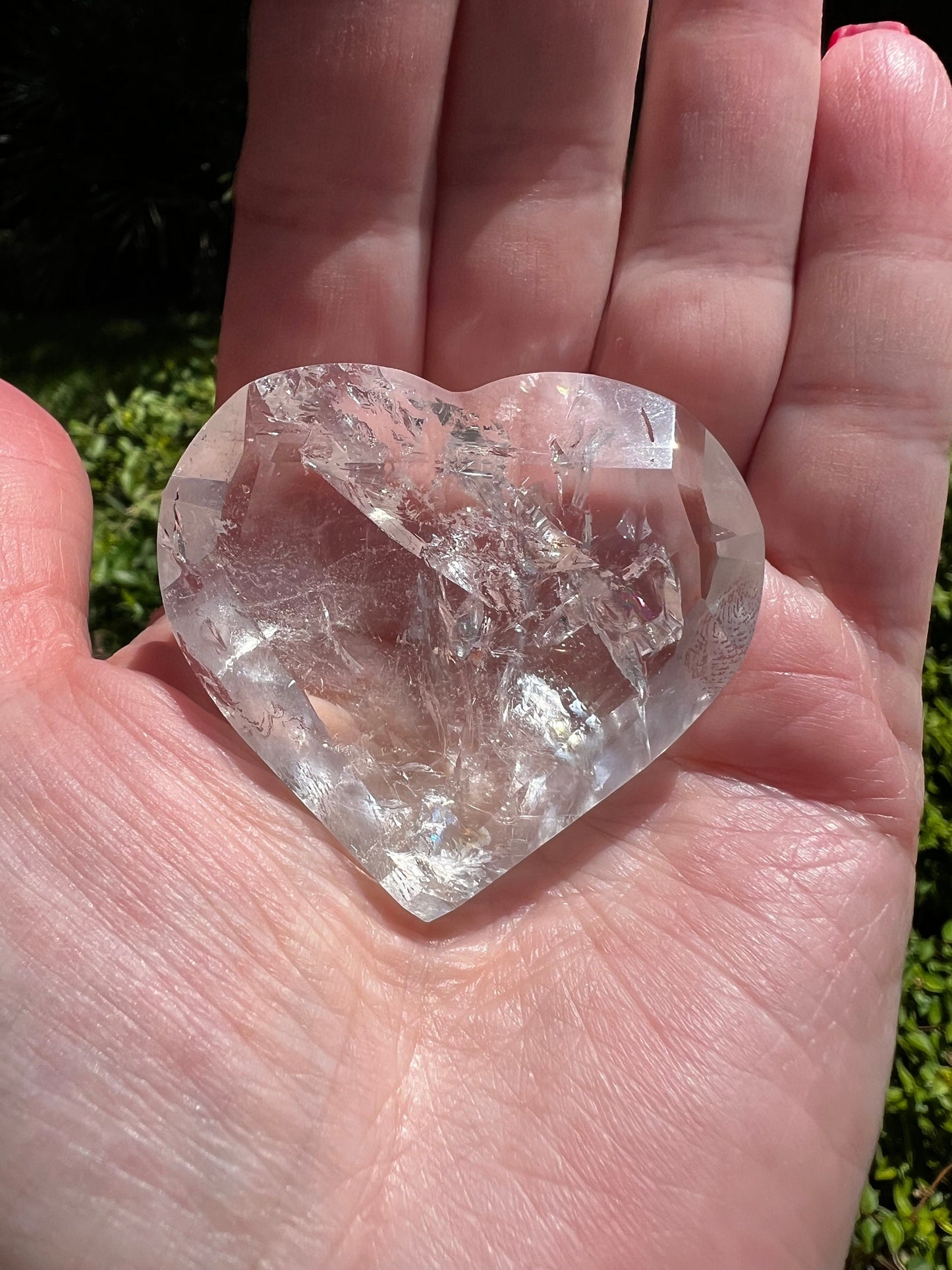 Lemurian Polished Heart, new, high quality, 2”, crystal healing, gift