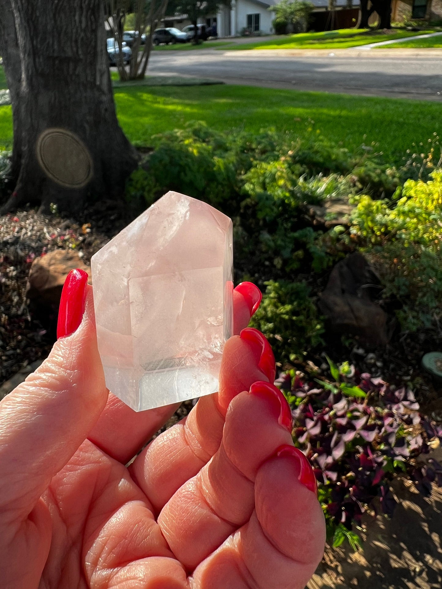 Rare Pink Lithium Lemurian, new, high quality, 1,8”, crystal healing, gift