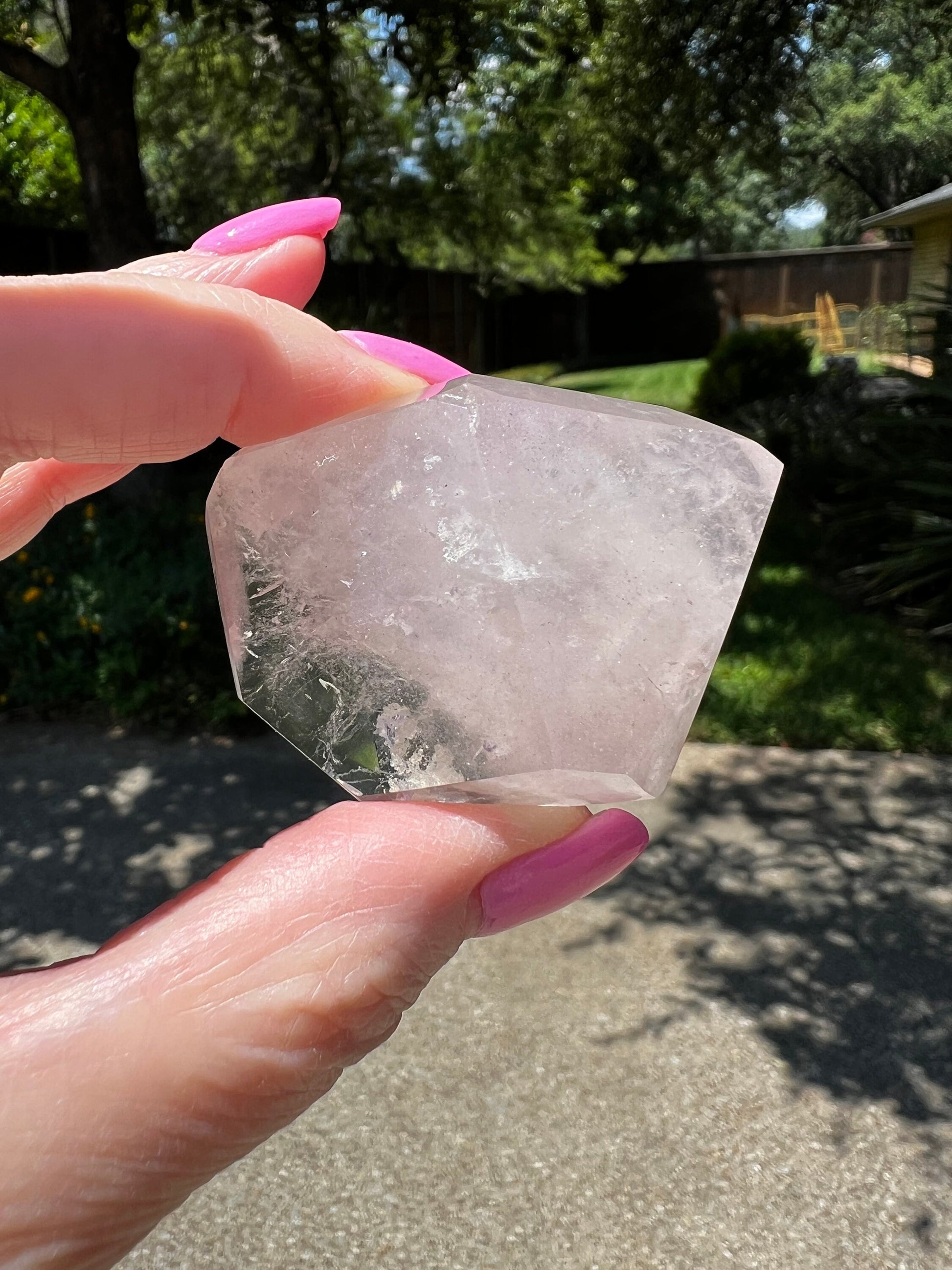 Rare Pink Lithium Lemurian, new, high quality, 2”, crystal healing, gift