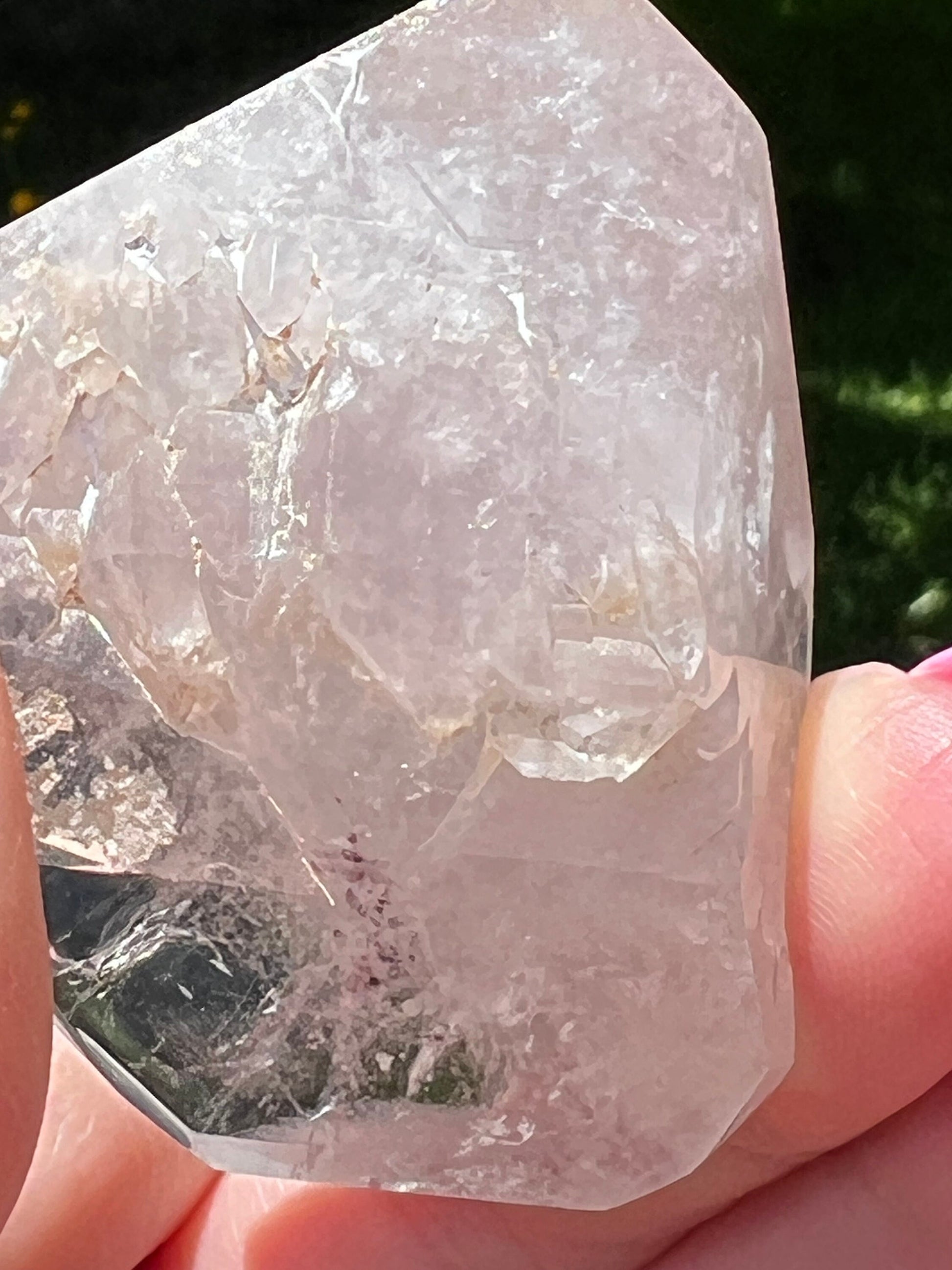 Rare Pink Lithium Lemurian, new, high quality, 2”, crystal healing, gift