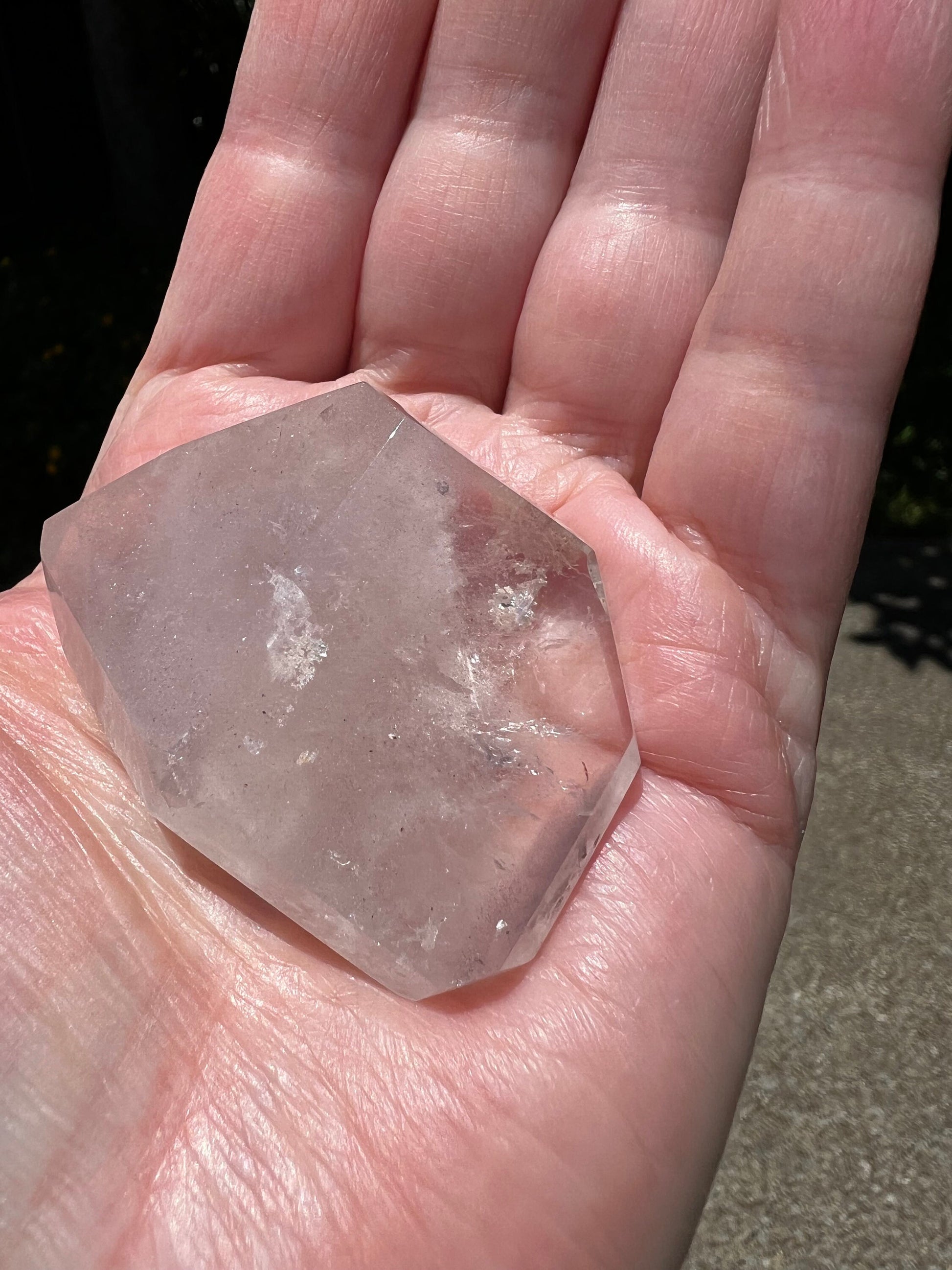 Rare Pink Lithium Lemurian, new, high quality, 2”, crystal healing, gift