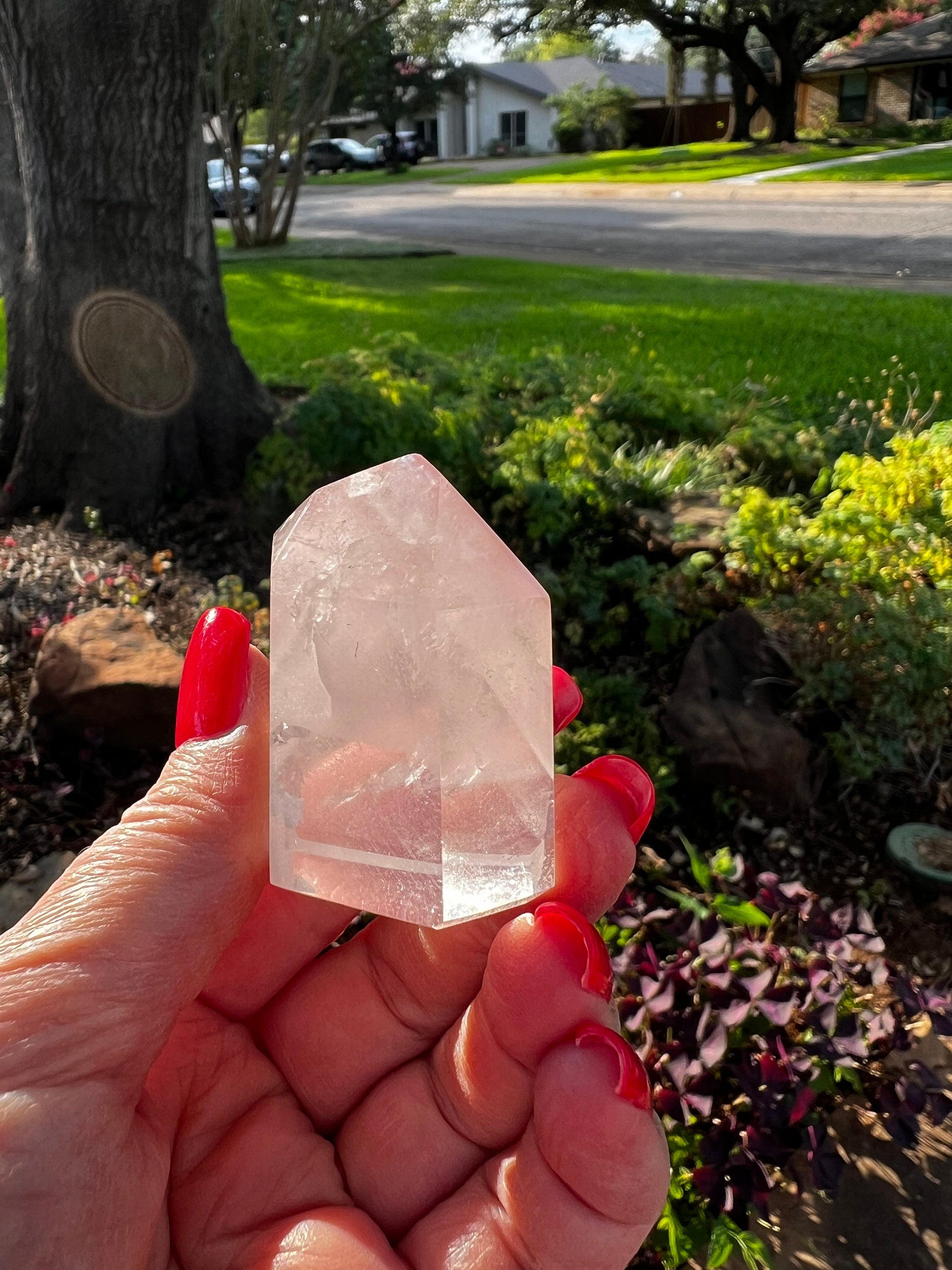 Rare Pink Lithium Lemurian, new, high quality, 1,8”, crystal healing, gift