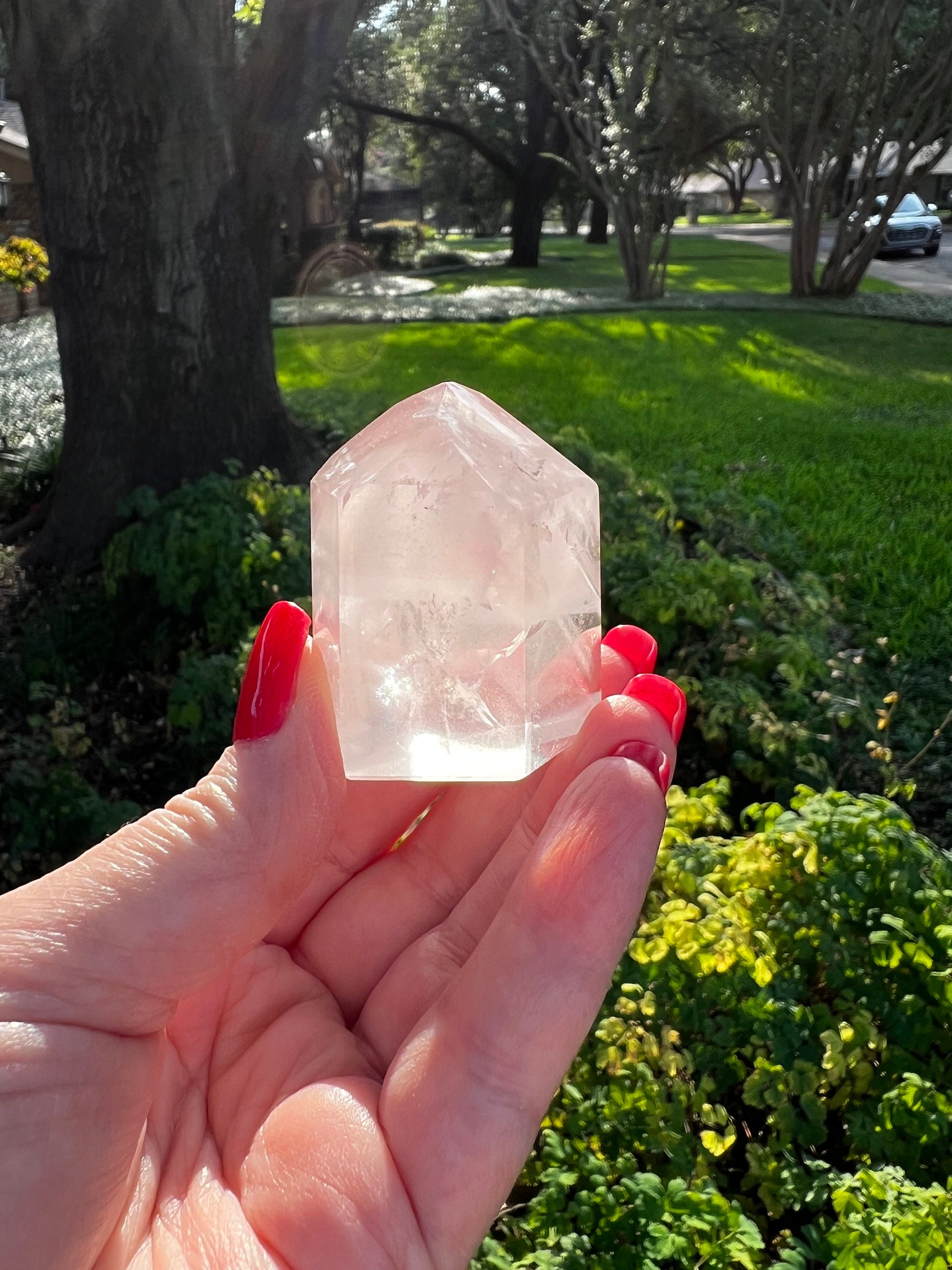 Rare Pink Lithium Lemurian, new, high quality, 1,8”, crystal healing, gift