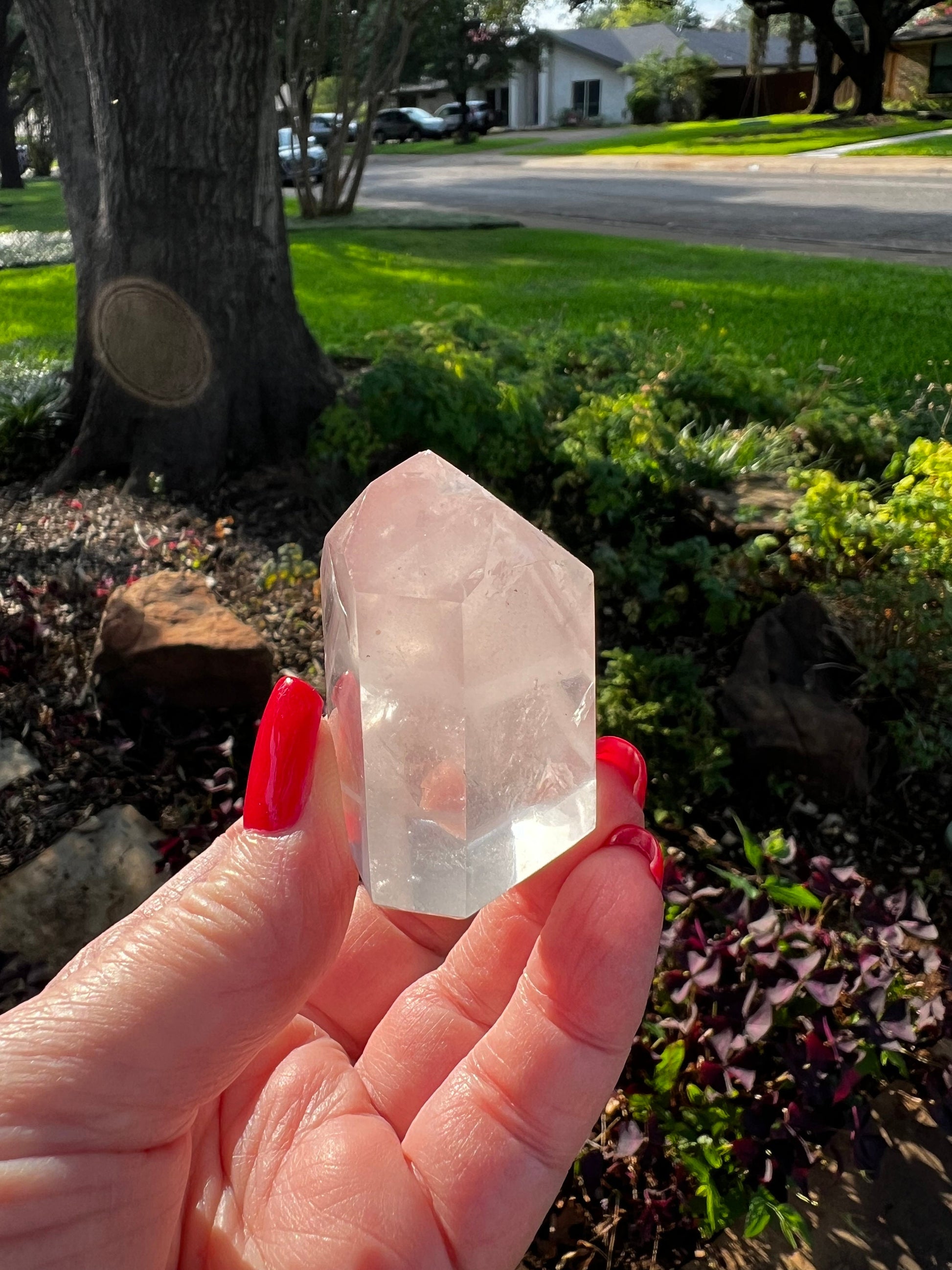 Rare Pink Lithium Lemurian, new, high quality, 1,8”, crystal healing, gift