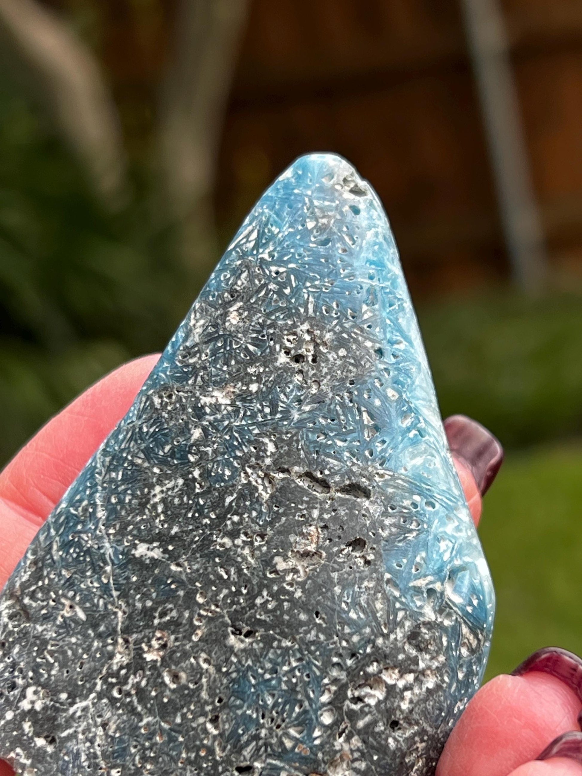 Nakauriite tower, Blue Ice, Glacierite, 2.7”, new, gift, altar, crystals, high vibration crystals, rare