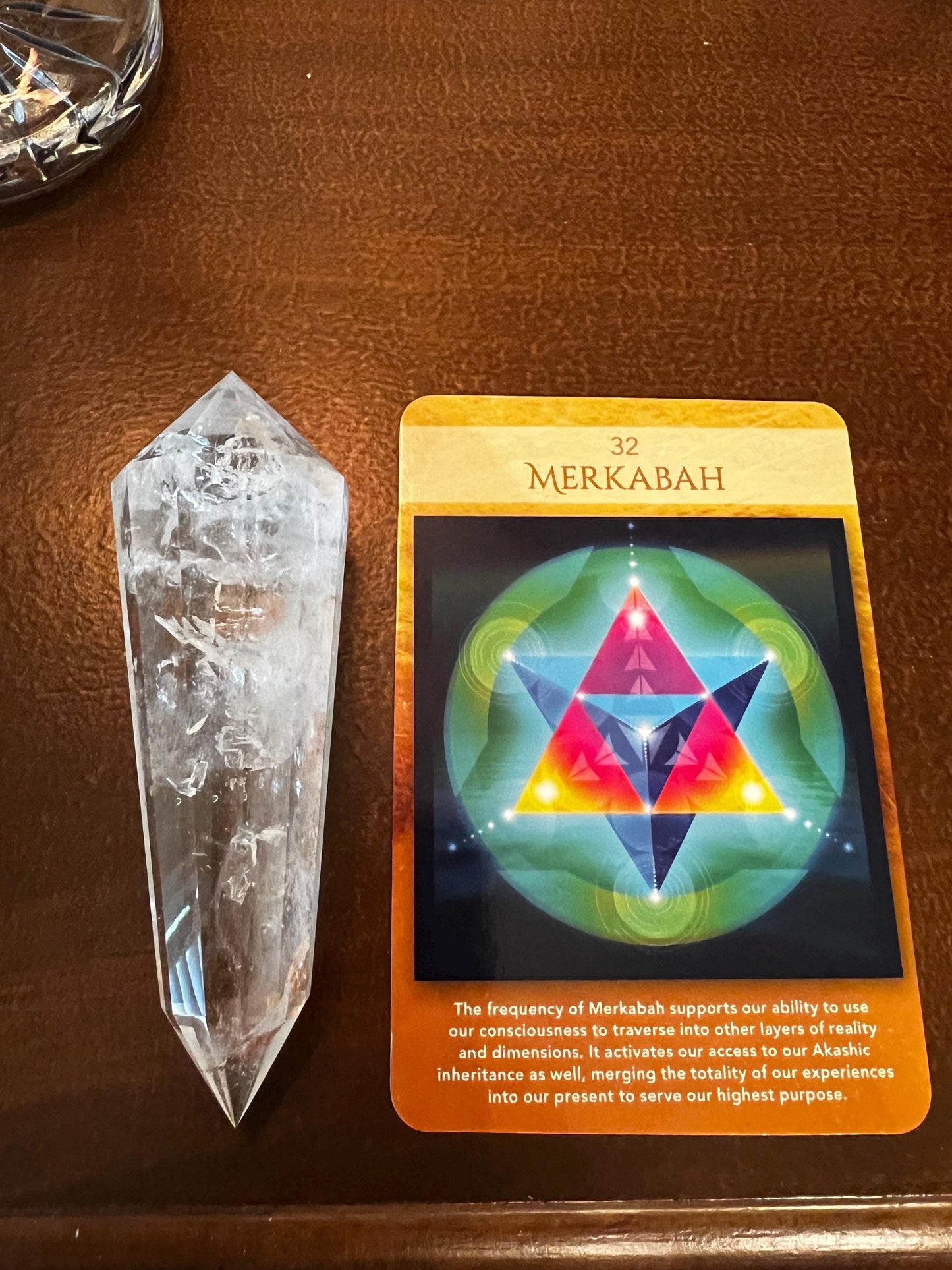 Stunning Lemurian Vogel DT from Brazil, 5.25”, high vibration crystals, altar gift, AAA premium