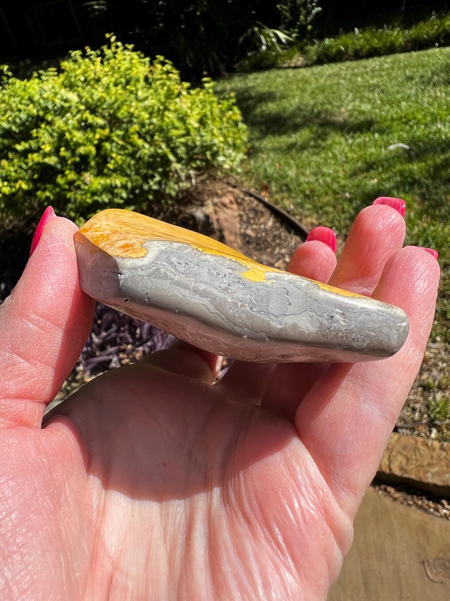 Bumblebee Jasper Freeform, 3.5” New, High Vibration Crystals, crystal healing, gifts