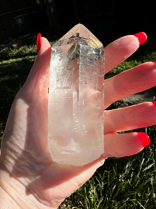 Starbrary Lemurian Wand, Rare, New, gift, 4.5”, crystal healing, high vibration crystals