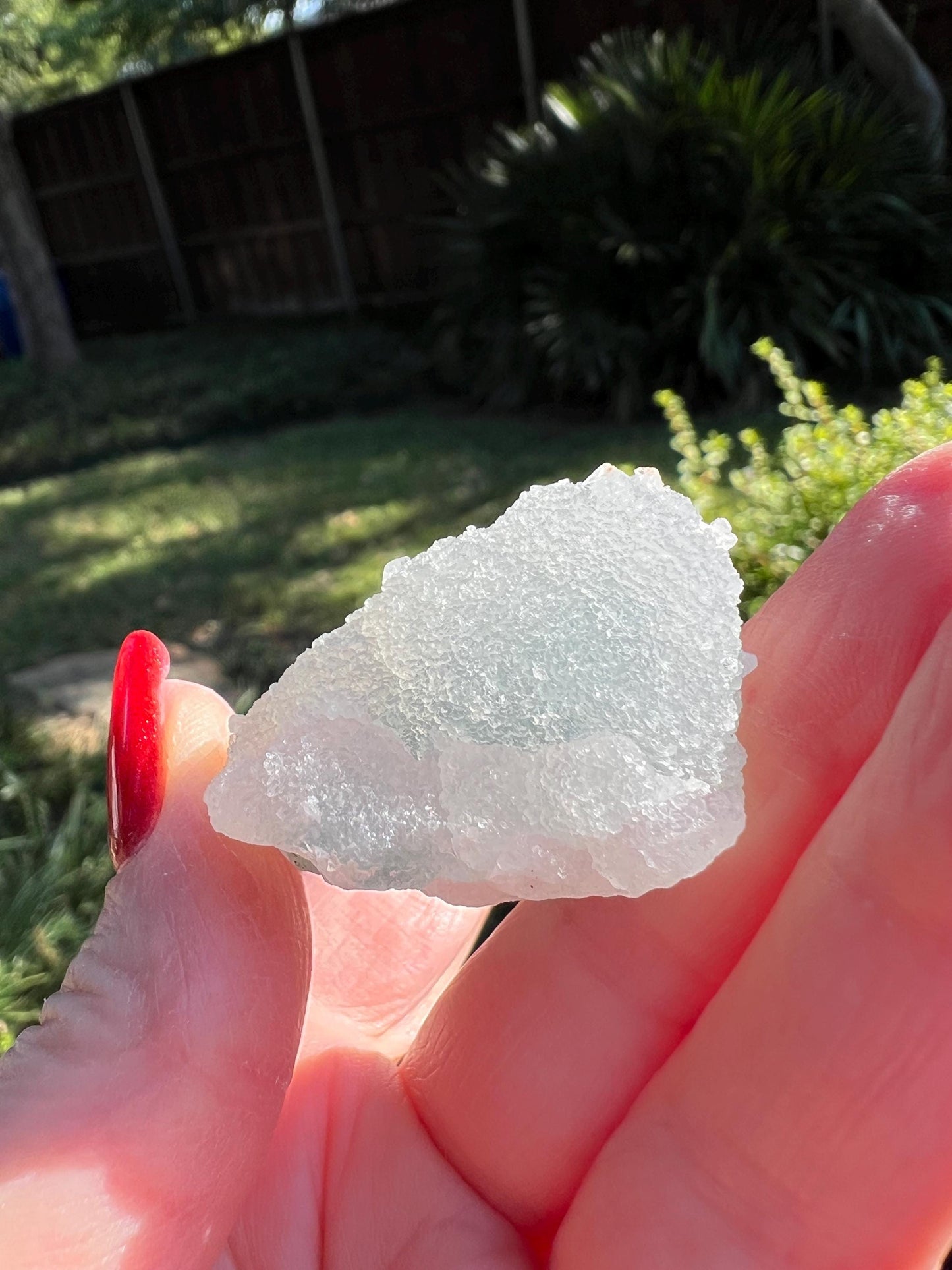 Crystalline Chalcedony Stalactite, Exquisite, New, crystal healing, high vibration crystals, 1.5”