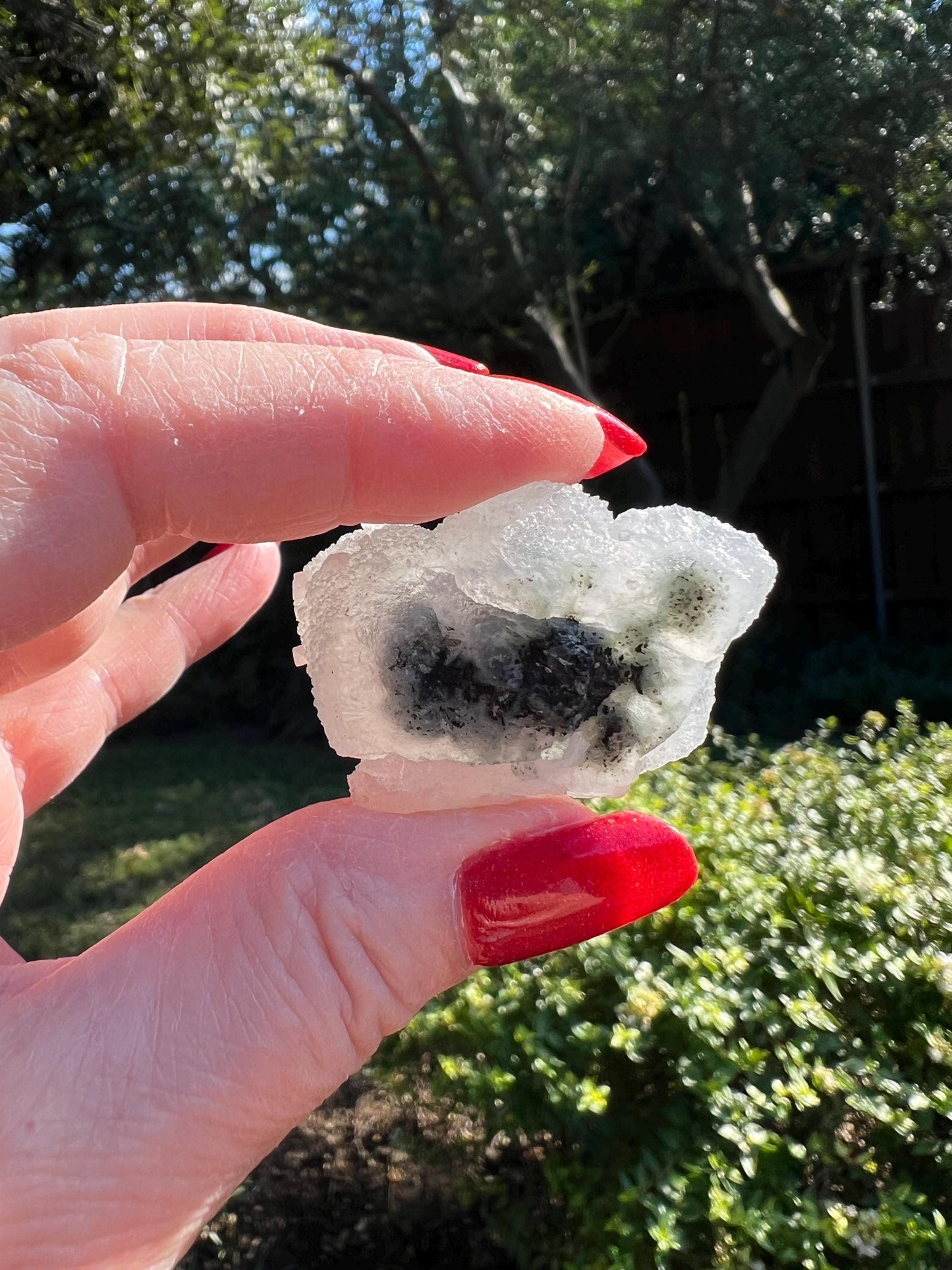 Crystalline Chalcedony Stalactite, Exquisite, New, crystal healing, high vibration crystals, 1.5”