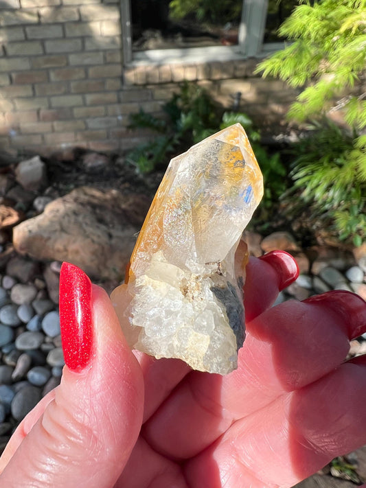 Golden Quartz Fairy Bed, new, altar, gifts, crystal healing, high vibration crystals