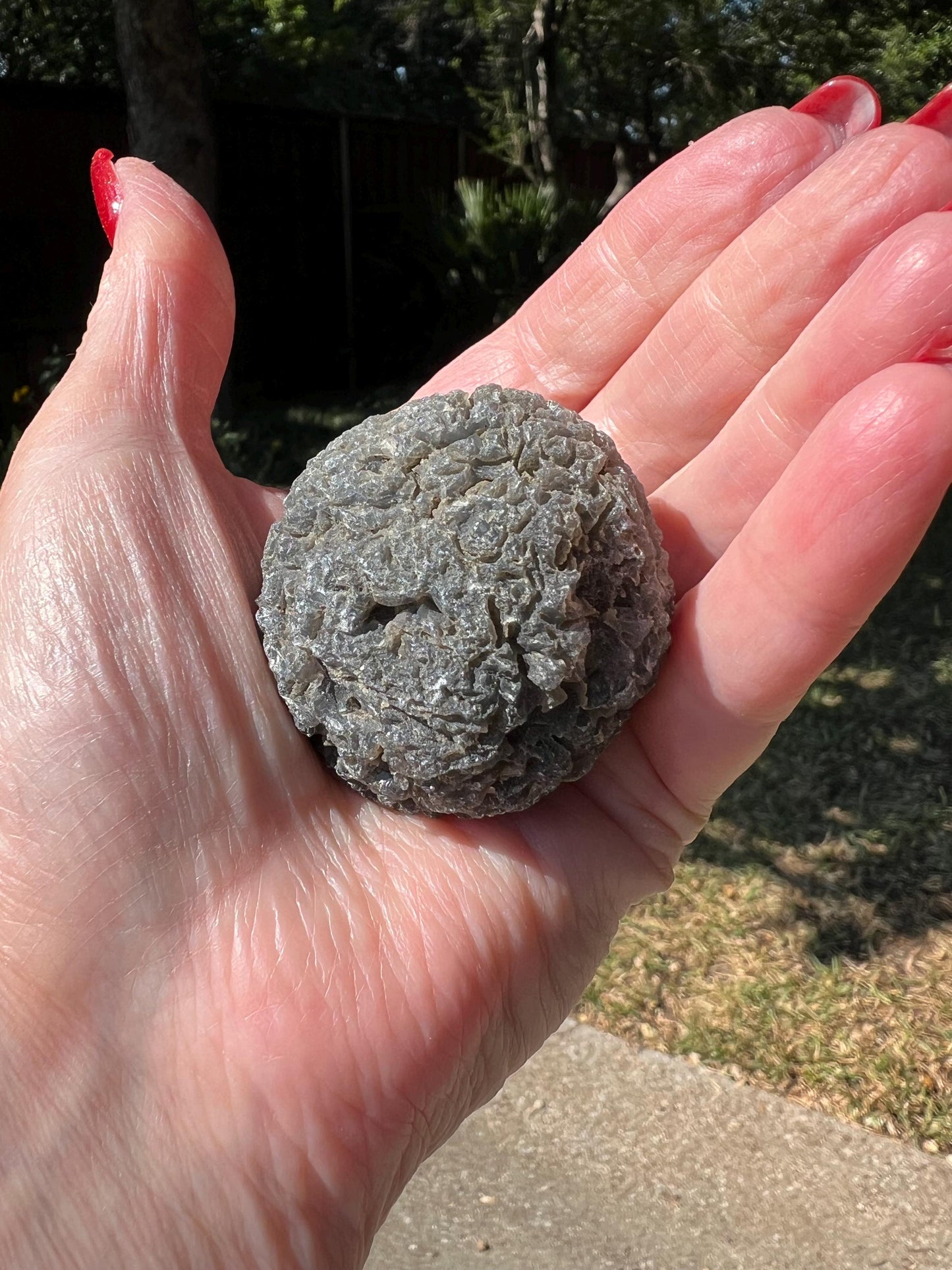 Large Agni Manitite Tektite Palm Stone, Tumbled, 1.75”, new in shop and hand-collected, high vibration crystals