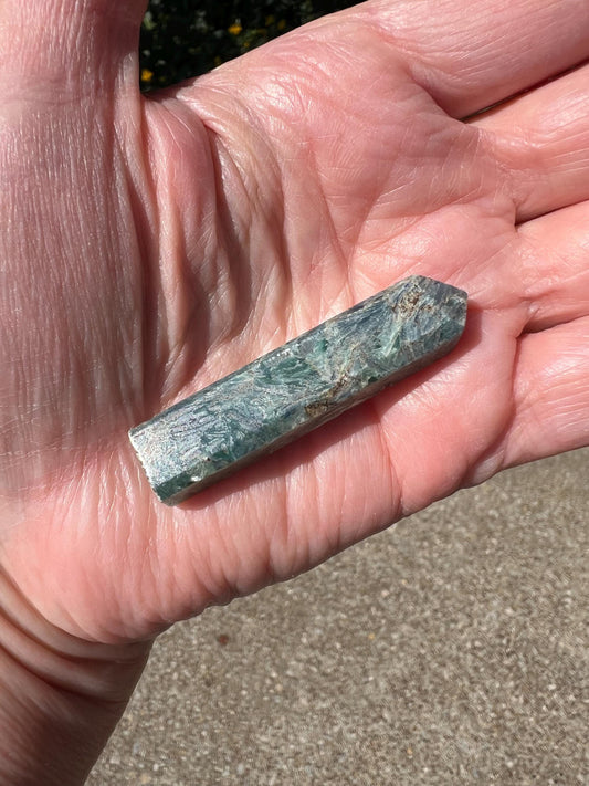 Mermaid Kyanite Grid Point, new, gifts, crystal healing, high vibration crystals