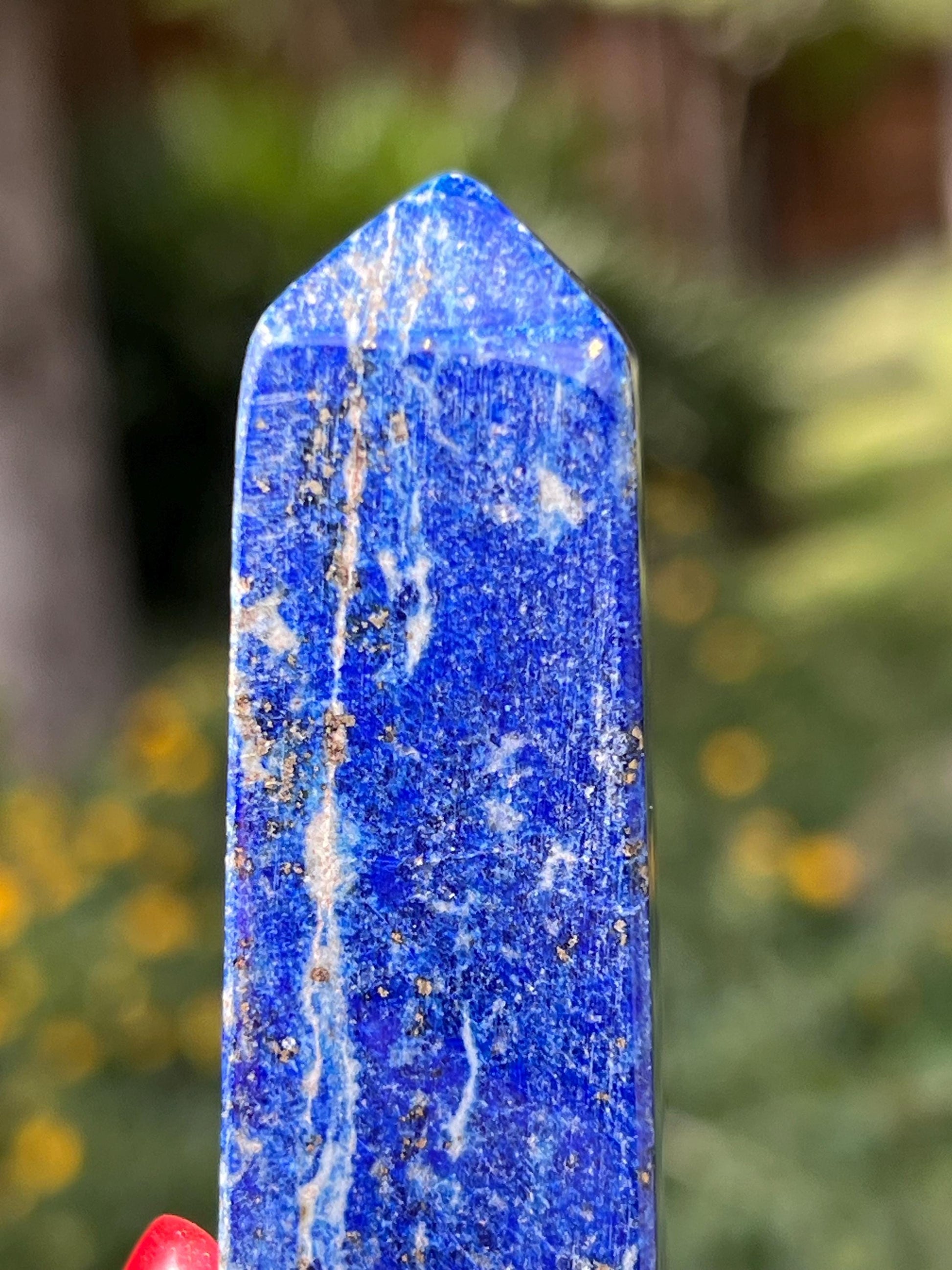 Lapis Lazuli Tower AAA, 4.5”, New, Crystal Healing, Gift, Altar, High Vibration Crystals