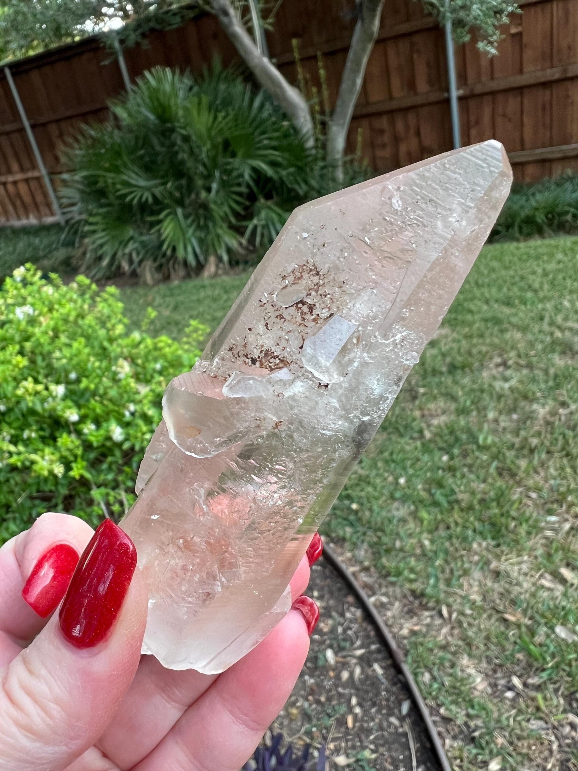 Rare Gold Lemurian, new, high quality, 4”, crystal healing, gift