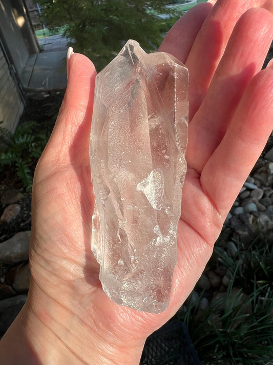 Root Lemurian Twin Wand with crystalline keys, new, high grade, 4.5”, crystal healing