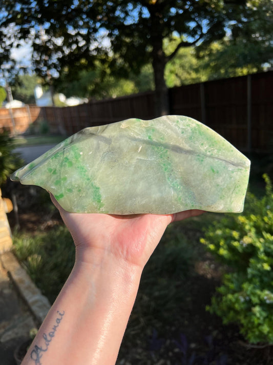 Saussurite Statement Piece, zoisite Epidote Feldspar, high vibration crystals, altar, 4.10 pounds