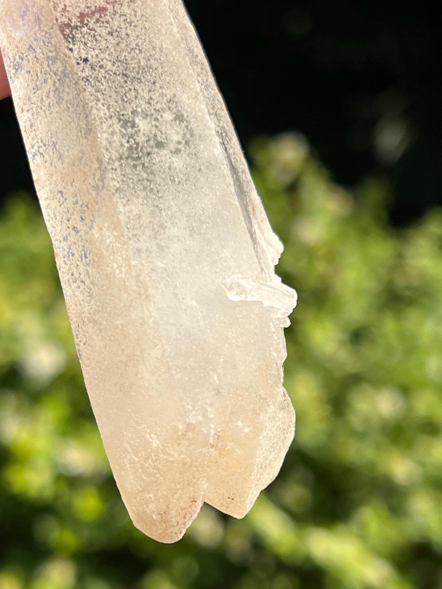 Divine Sugar DT Laser Singing Lemurian Wand 6.7”, New, gift, altar, high vibration crystals