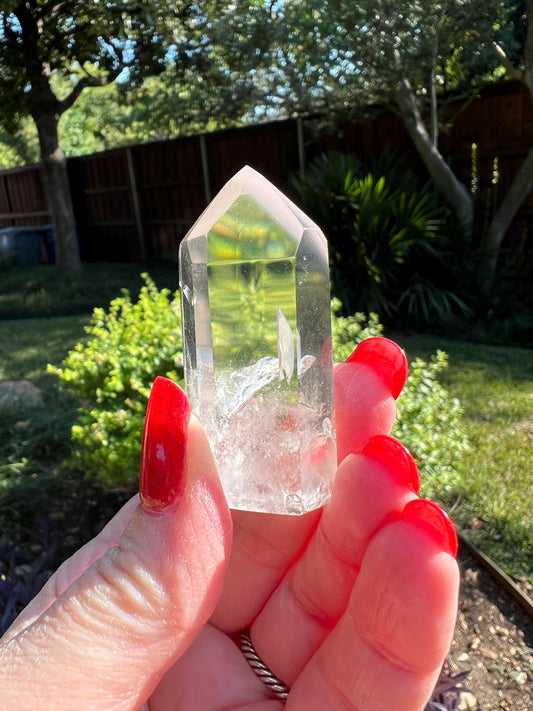 Rare Pink Lithium Lemurian, new, high quality, 2.25”, crystal healing, gift