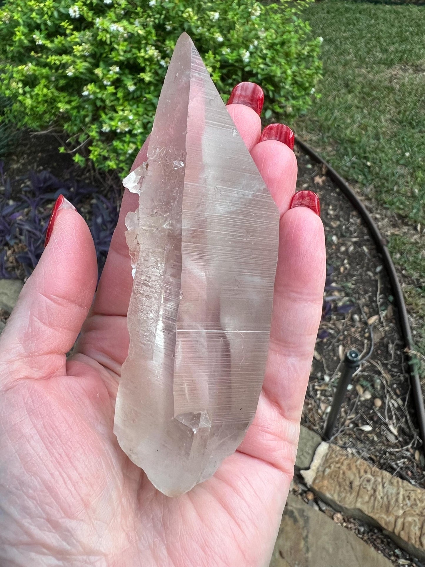 Rare Gold Lemurian, new, high quality, 4”, crystal healing, gift