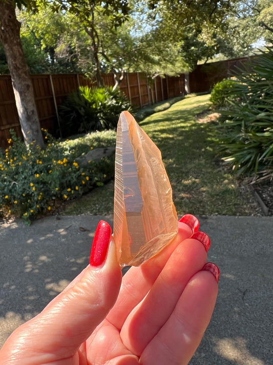 Rare Gold Lemurian, new, high quality, 2.75”, crystal healing, gift