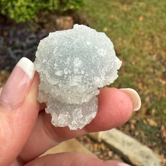 Crystalline Chalcedony Stalactite, Exquisite, New, crystal healing, high vibration crystals, 1.2”