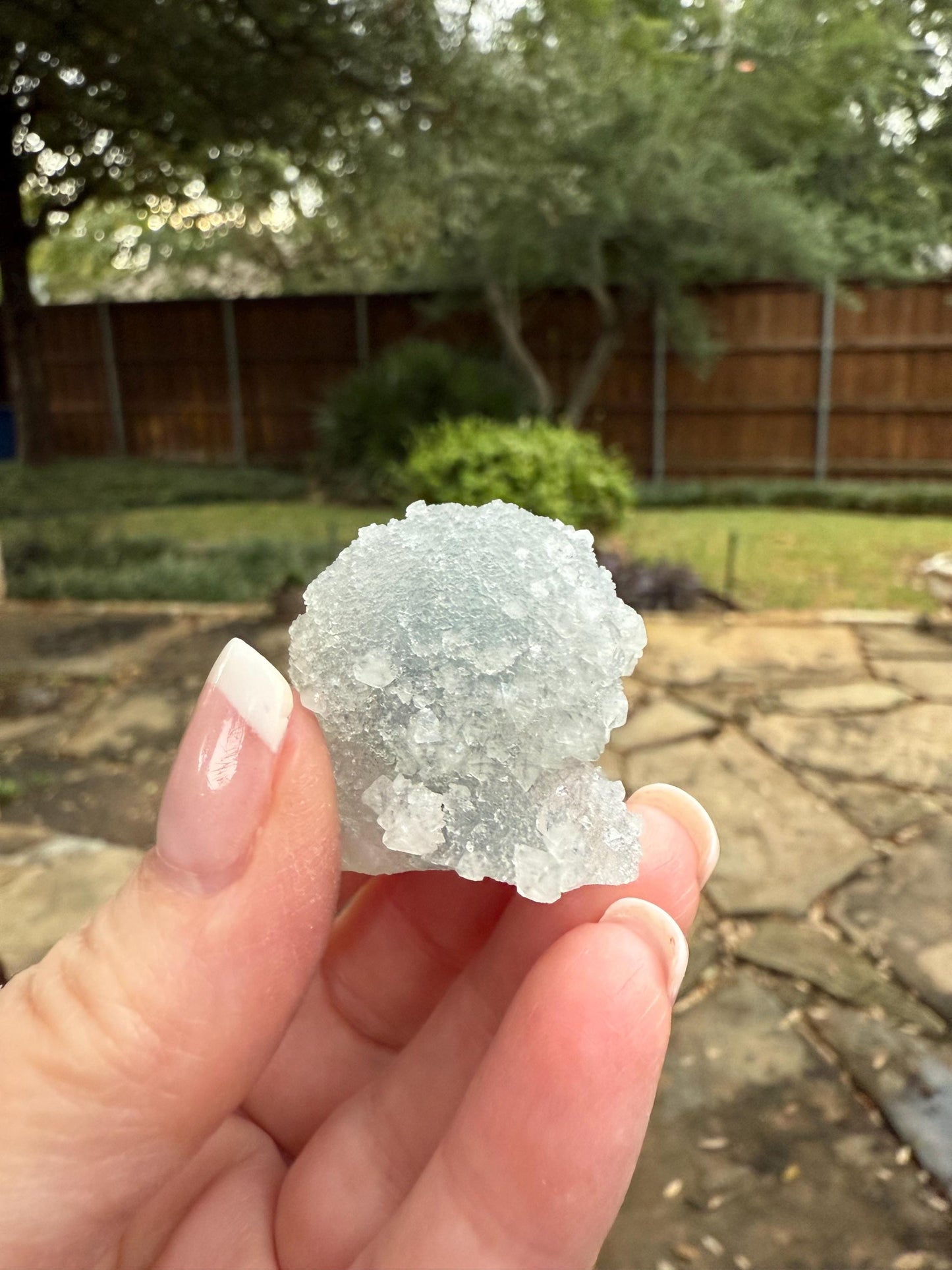 Crystalline Chalcedony Stalactite, Exquisite, New, crystal healing, high vibration crystals, 1.2”