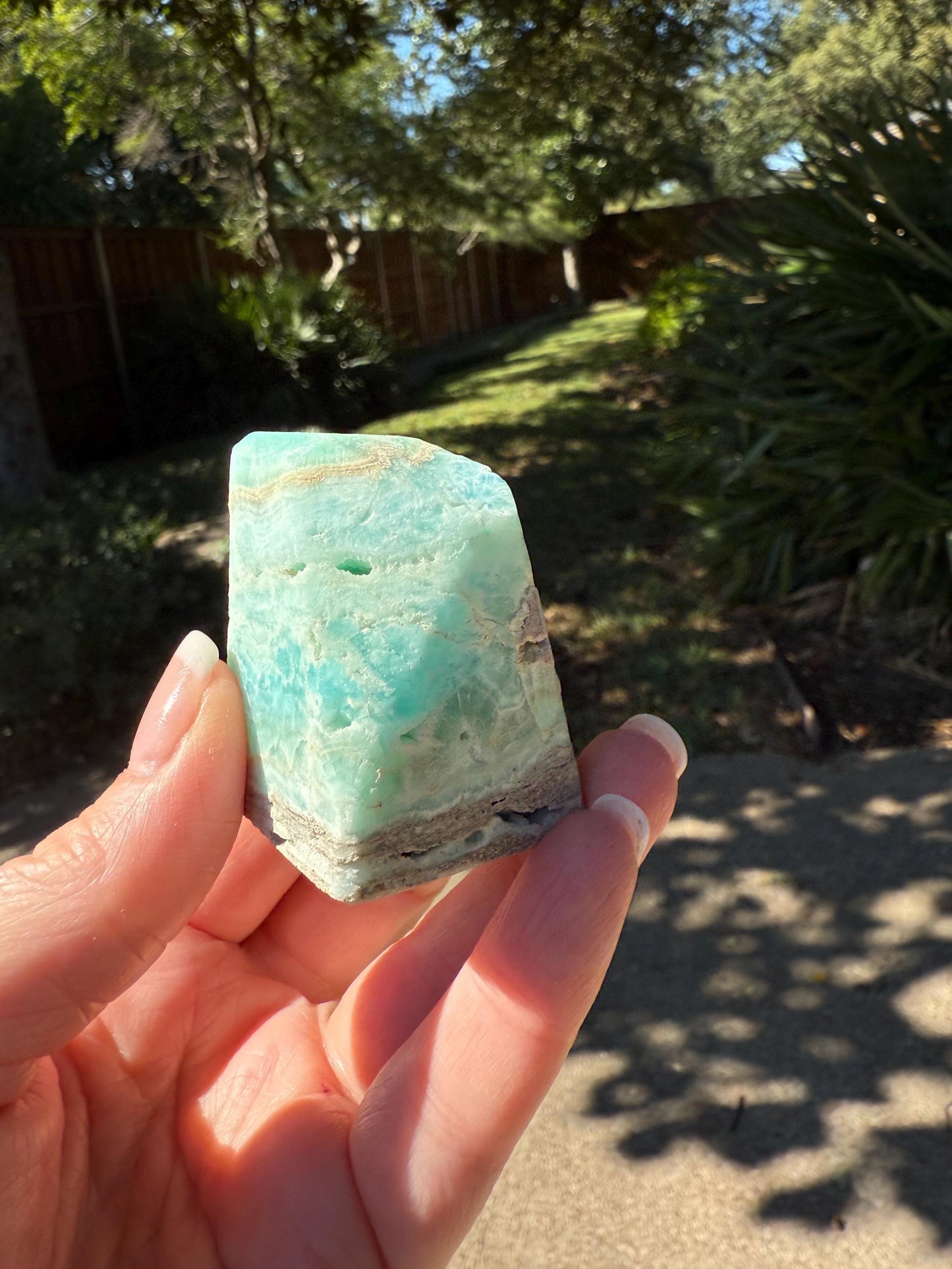 Blue Aragonite raw chunk 1.75”, New, Crystal Healing, Gift, Altar, High Vibration Crystals