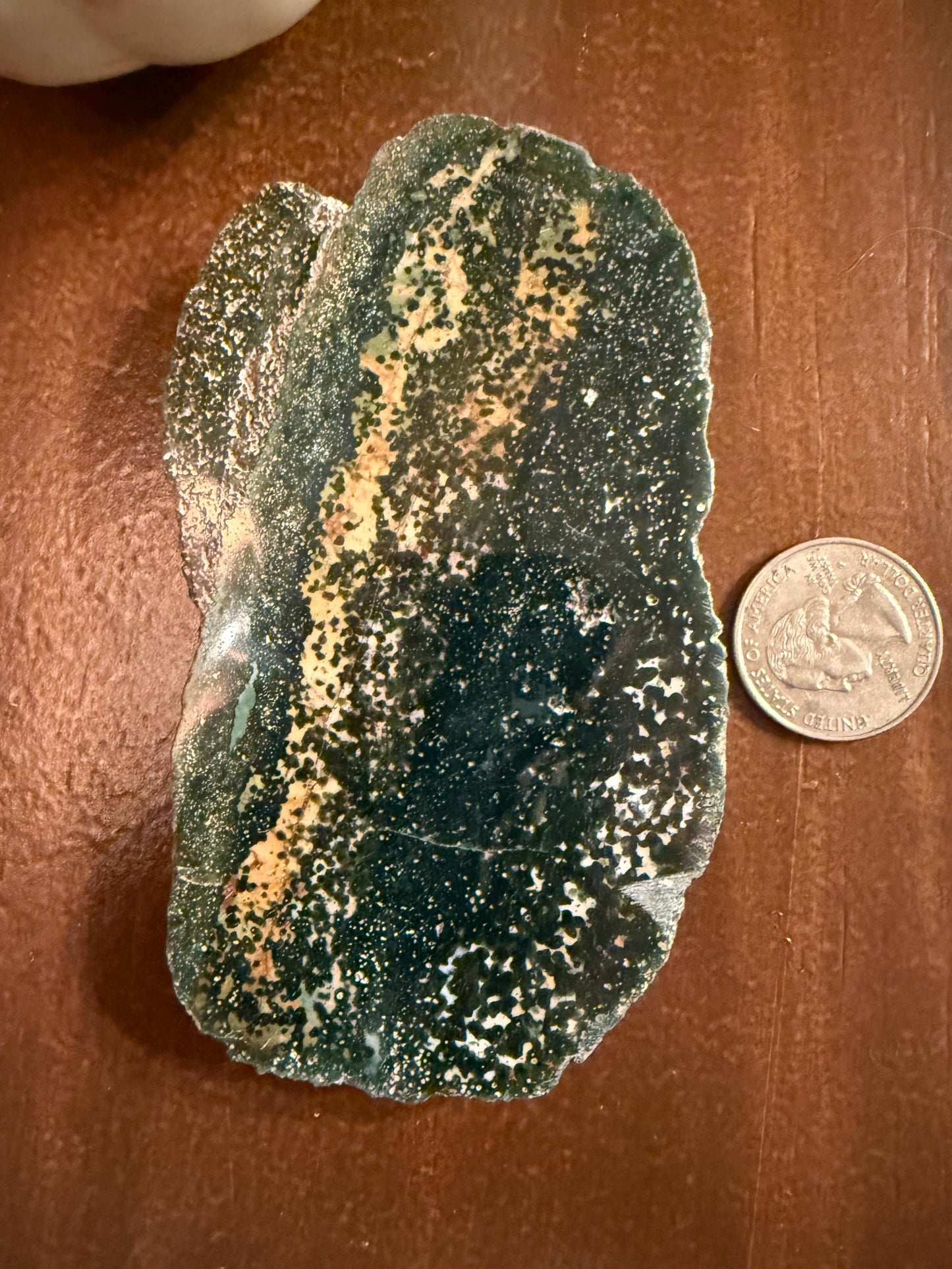 Premium Ocean Jasper Plate slab, 4.25”, beautifully premium for altars, gifts, crystal healing, high vibration crystals