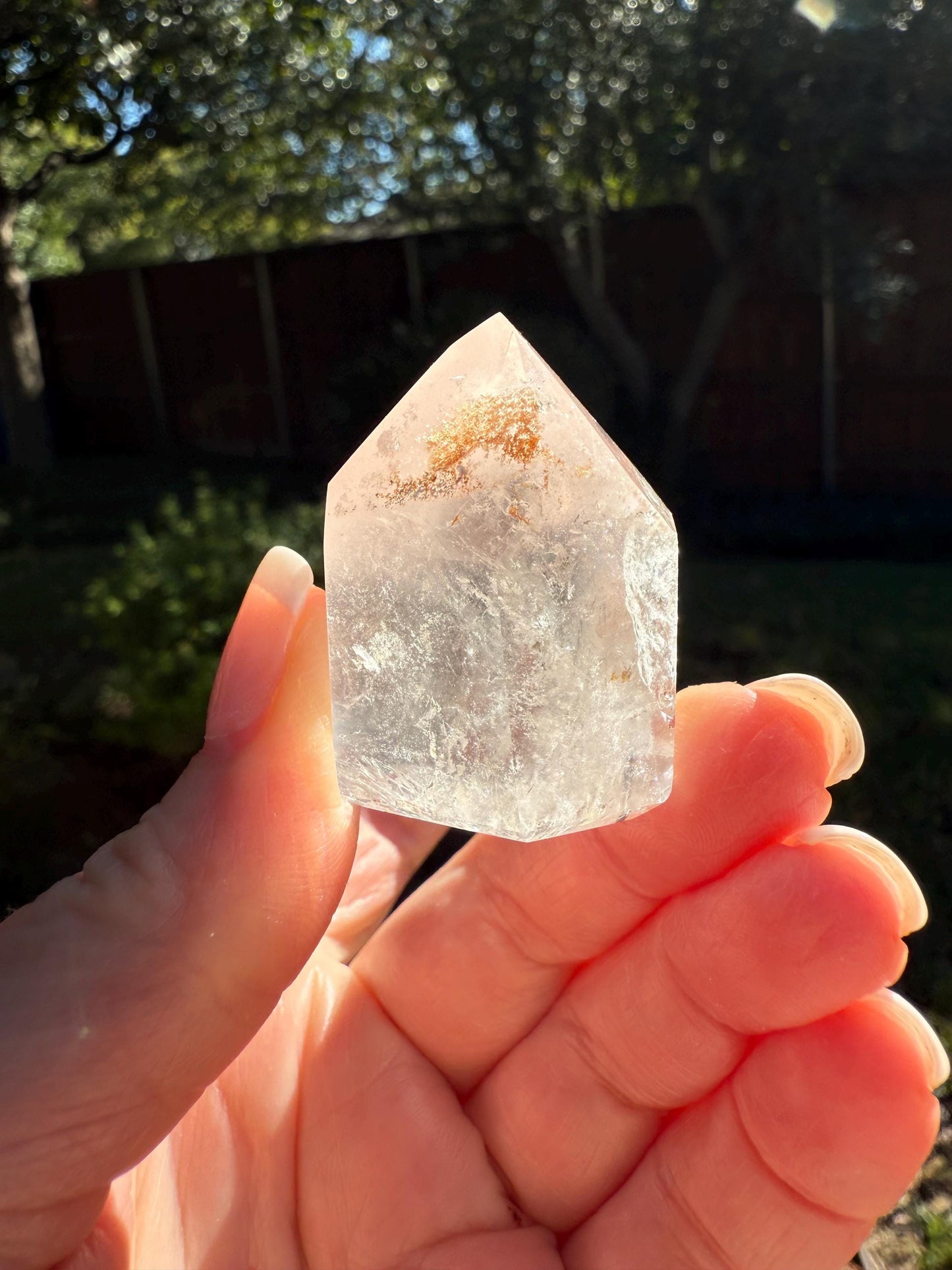 Rare Pink Lithium Lemurian, new, high quality, 1.5”, crystal healing, gift